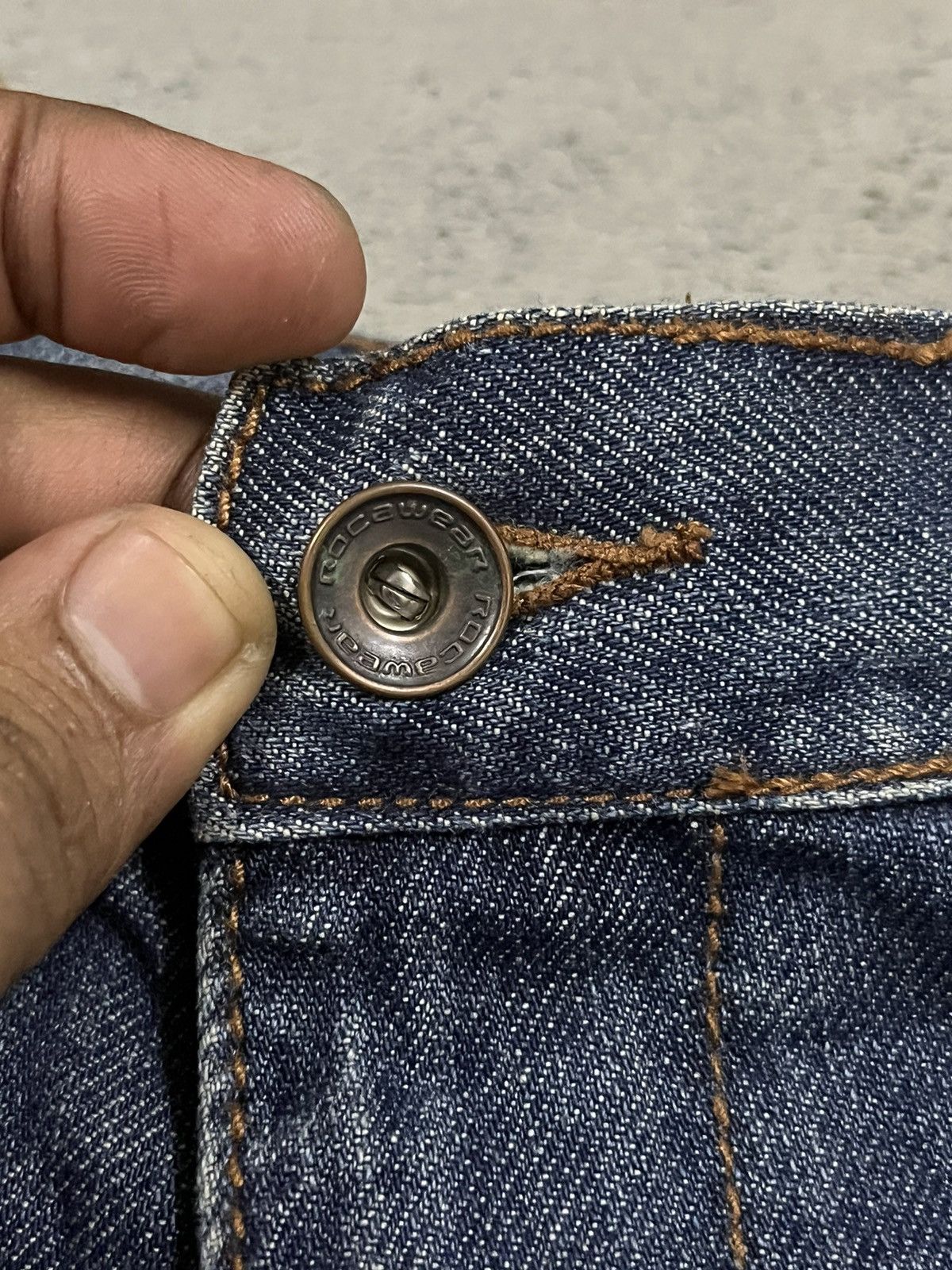 Rocawear Vintage Rocawear Baggy Denim Size US 39 - 5 Thumbnail