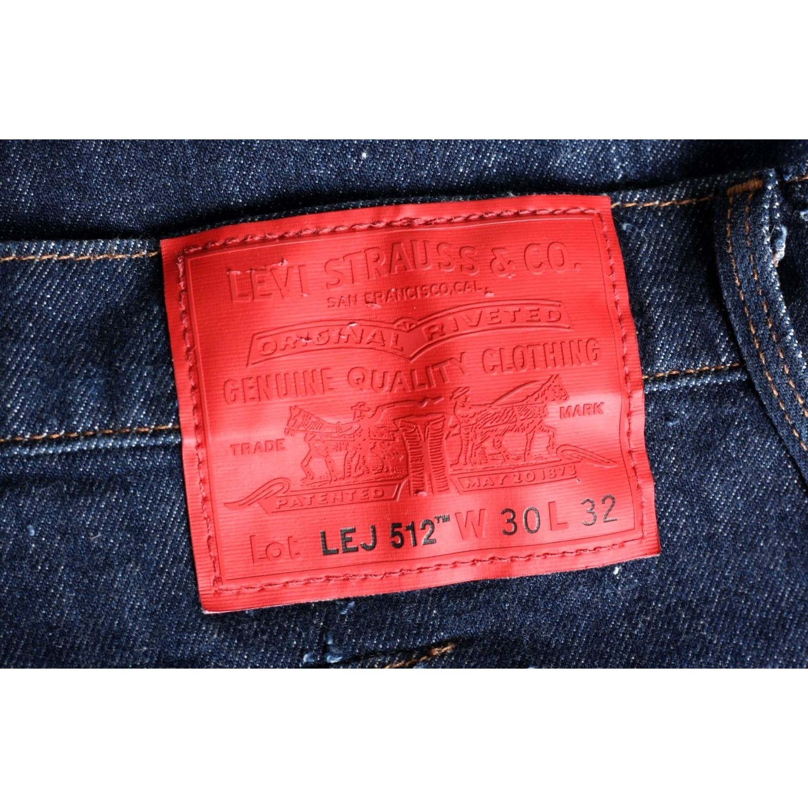 Levi's LEVI’S ENGINEERED LEJ 512 PREMIUM Slim Tapered Twisted Jeans Men Size W30 L32 Size US 30 / EU 46 - 4 Thumbnail