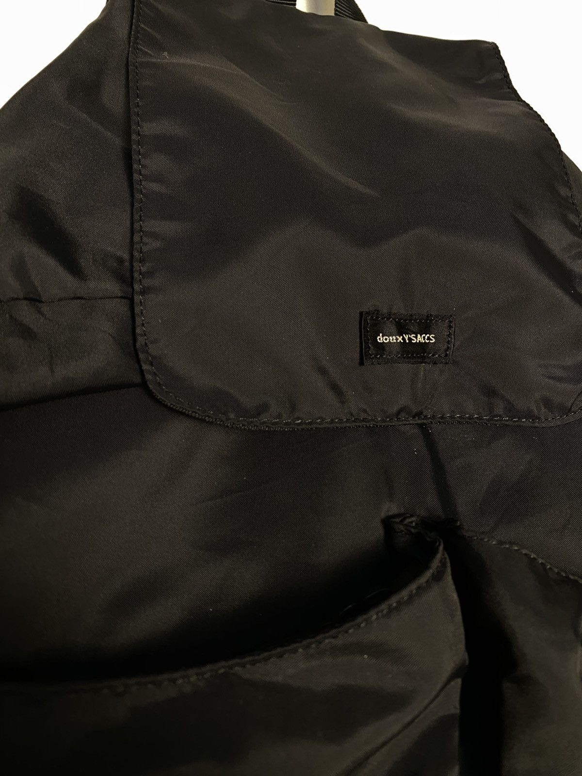 Yohji Yamamoto 2000 Yohji Yamamoto Y’saccs Bagpack Black Nylon Size ONE SIZE - 6 Thumbnail