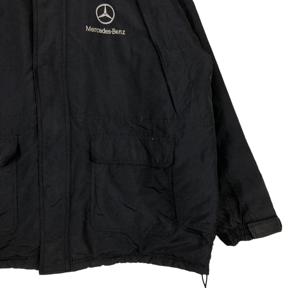 Japanese Brand 🔥VINTAGE LIGHT PUFFER BOMBER JACKET MERCEDES-BENZ BIG LOGO Size US L / EU 52-54 / 3 - 4 Thumbnail