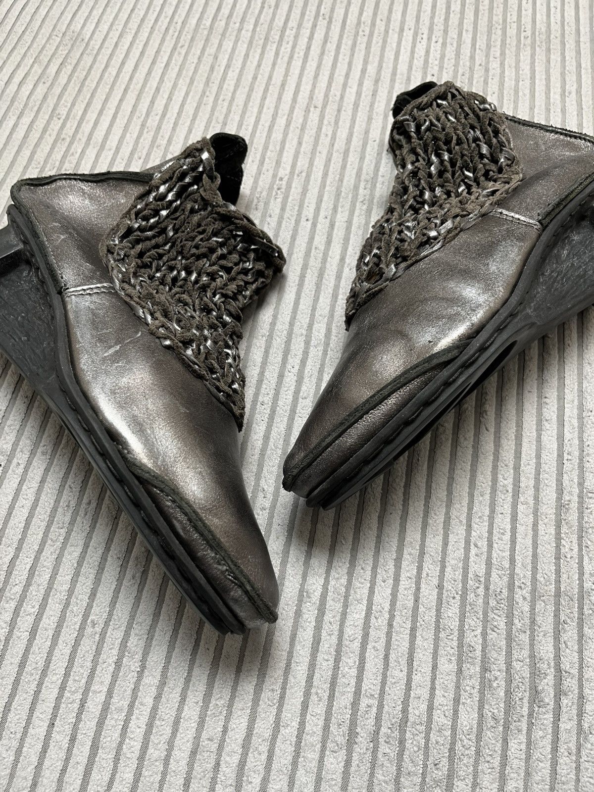 Trippen Trippen Leather Avant Garde Mesh Zip Boots 90s Size US 9 / IT 39 - 4 Thumbnail