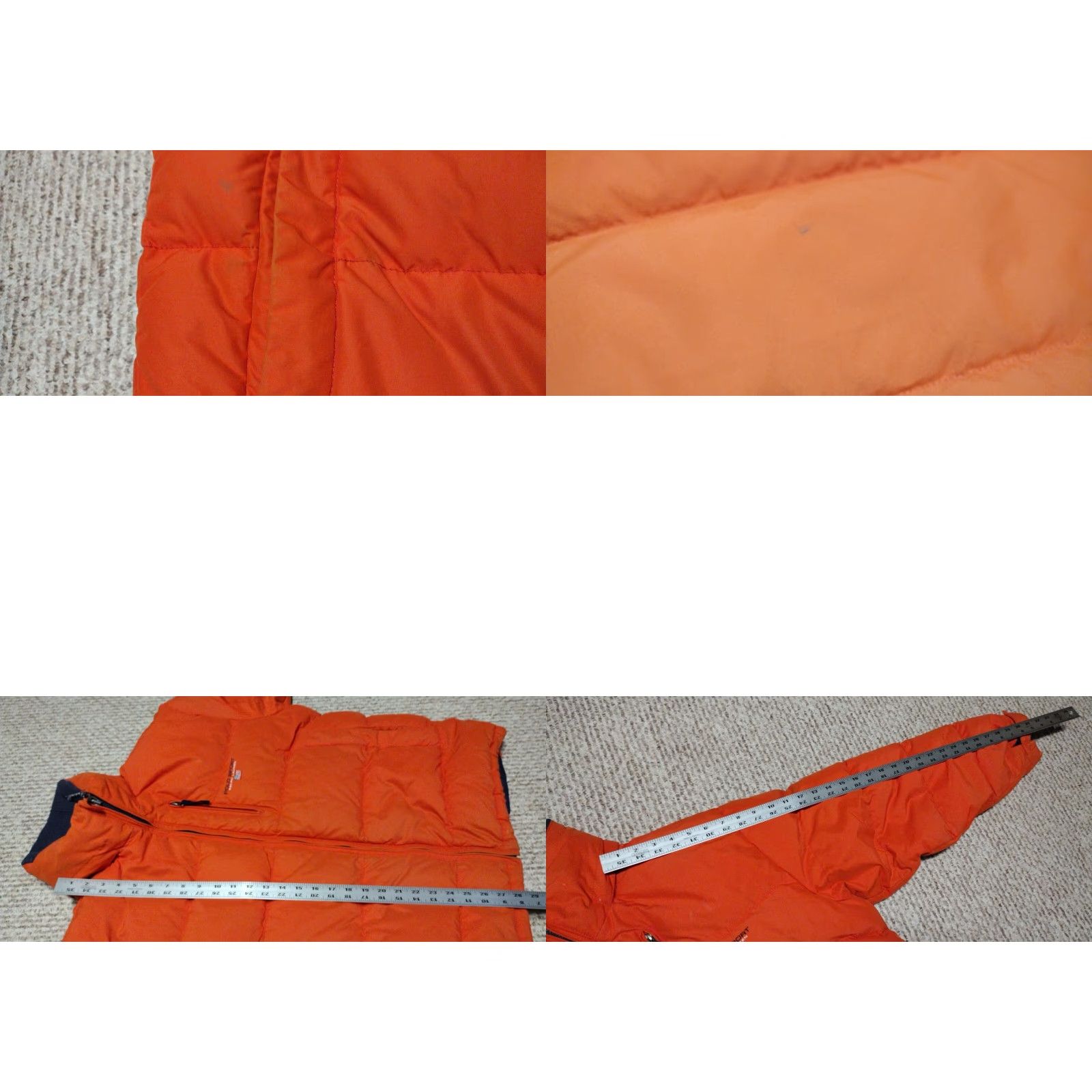 Polo Ralph Lauren VINTAGE Polo Sport Ralph Lauren Quilted Down Jacket Puffy Orange L Mens 90s Size US L / EU 52-54 / 3 - 8 Thumbnail