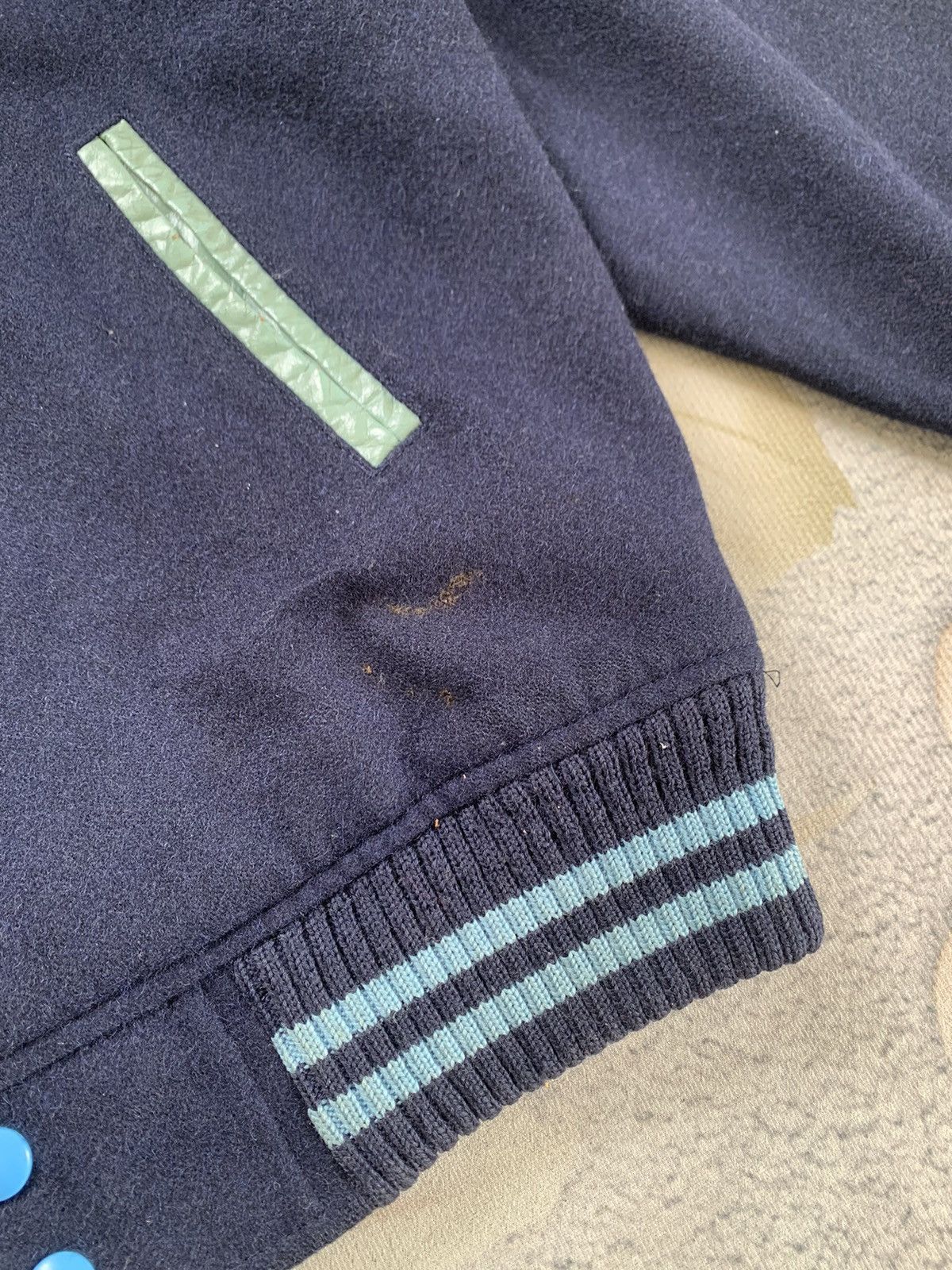 California Arts. × California Republic Vintage Troy Bros Varsity Wool Jacket Size US M / EU 48-50 / 2 - 5 Thumbnail