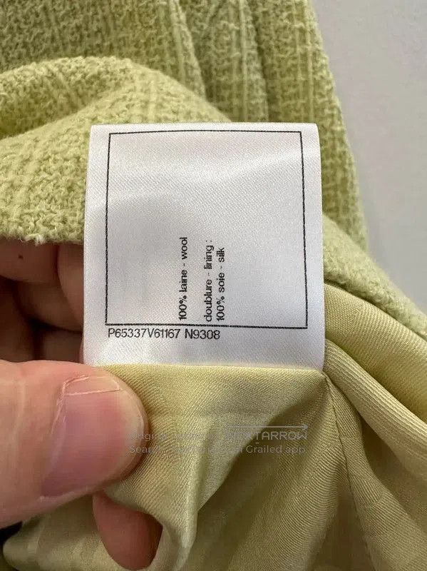 Chanel Chanel Green Wool Dress for Women . Size M / US 6-8 / IT 42-44 - 7 Thumbnail