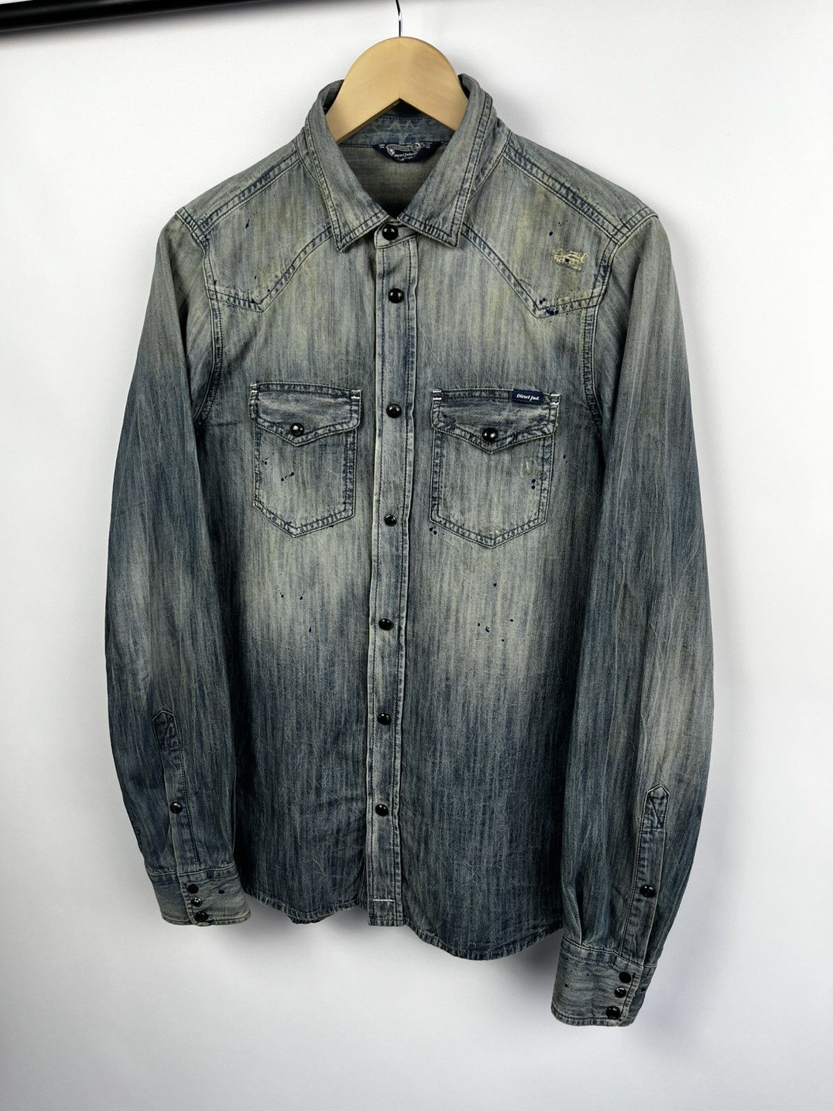 Diesel Diesel denim shirt Japanese style vintage 90s Size US M / EU 48-50 / 2 - 2 Thumbnail