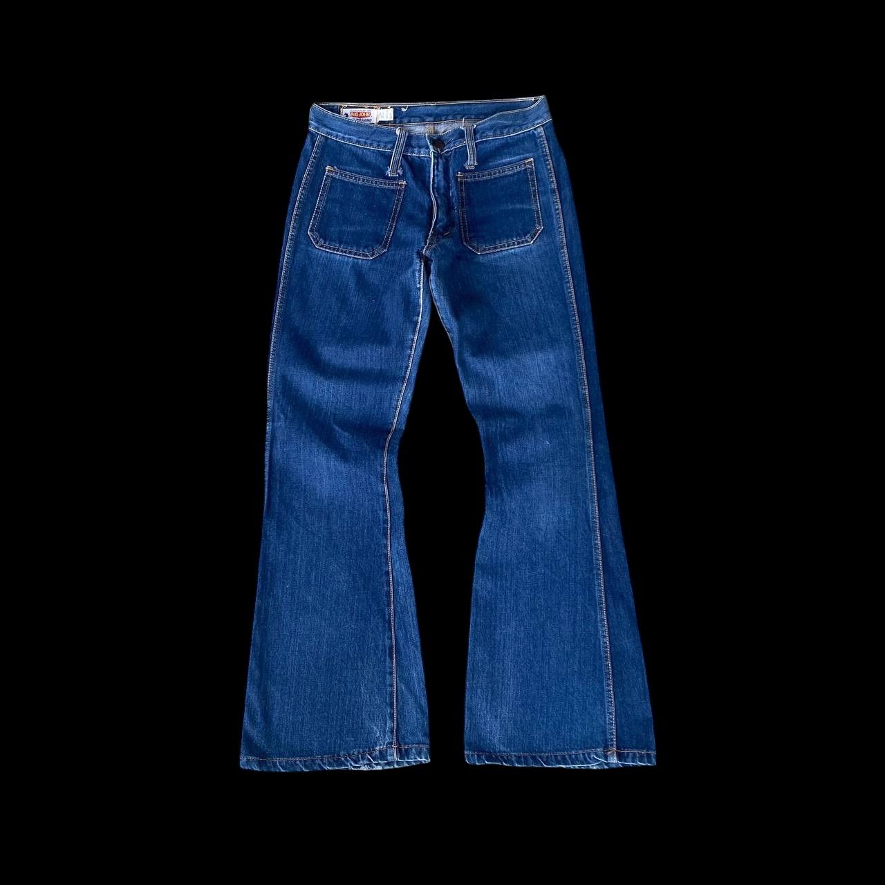 Big John FLARED W29X29.5" VINTAGE BIGJOHN BUSHPANT BOOTCUT ZIP TALON Size US 29 - 1 Thumbnail