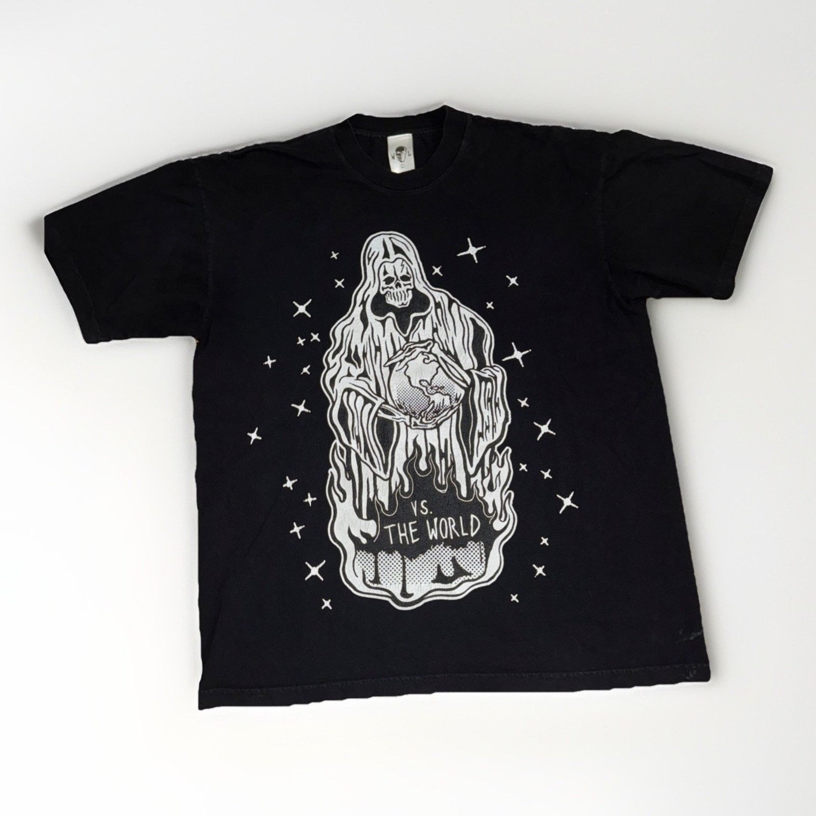 Warren Lotas Warren Lotas “VS The World” Graphic T-Shirt Black L 22x27 Size US L / EU 52-54 / 3 - 1 Thumbnail