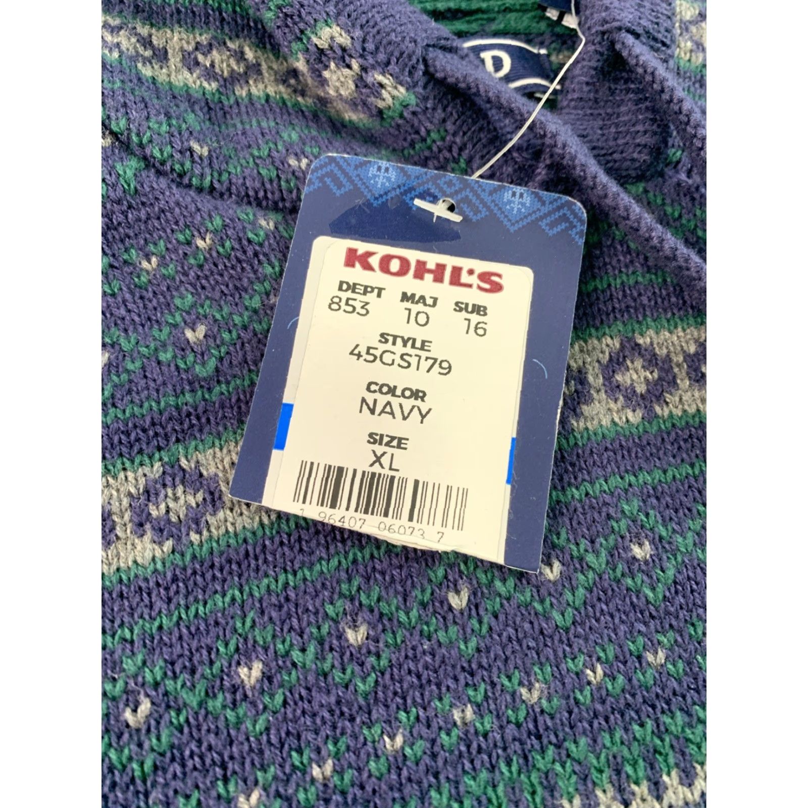 Izod VINTAGE IZOD Mens Long Sleeve Knit Hooded Sweater XL NWT-12487 Size US XL / EU 56 / 4 - 2 Thumbnail