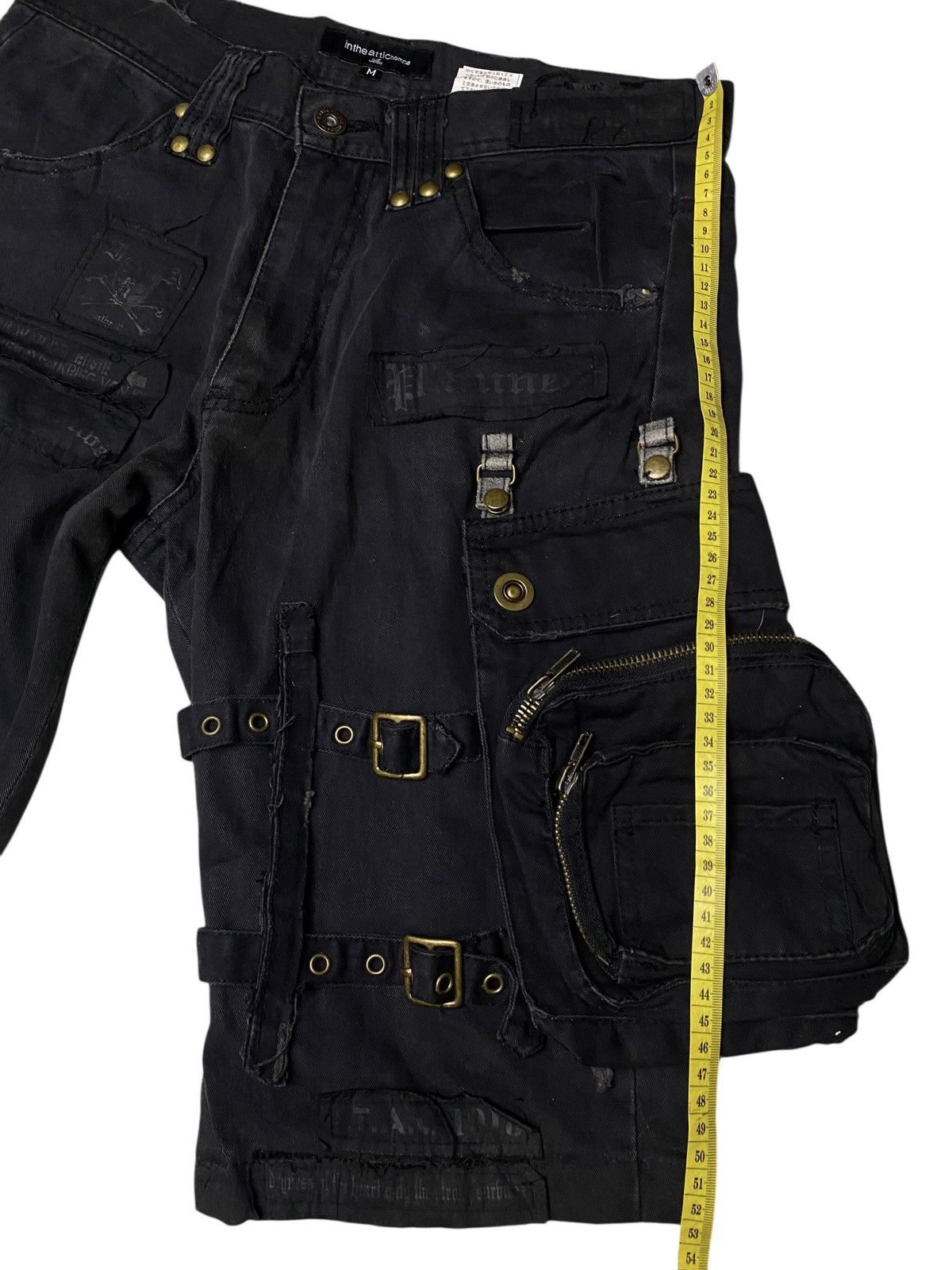 14th Addiction 2000's In The Attic Grunge 3D Gasmask Shorts Size US 29 - 11 Thumbnail