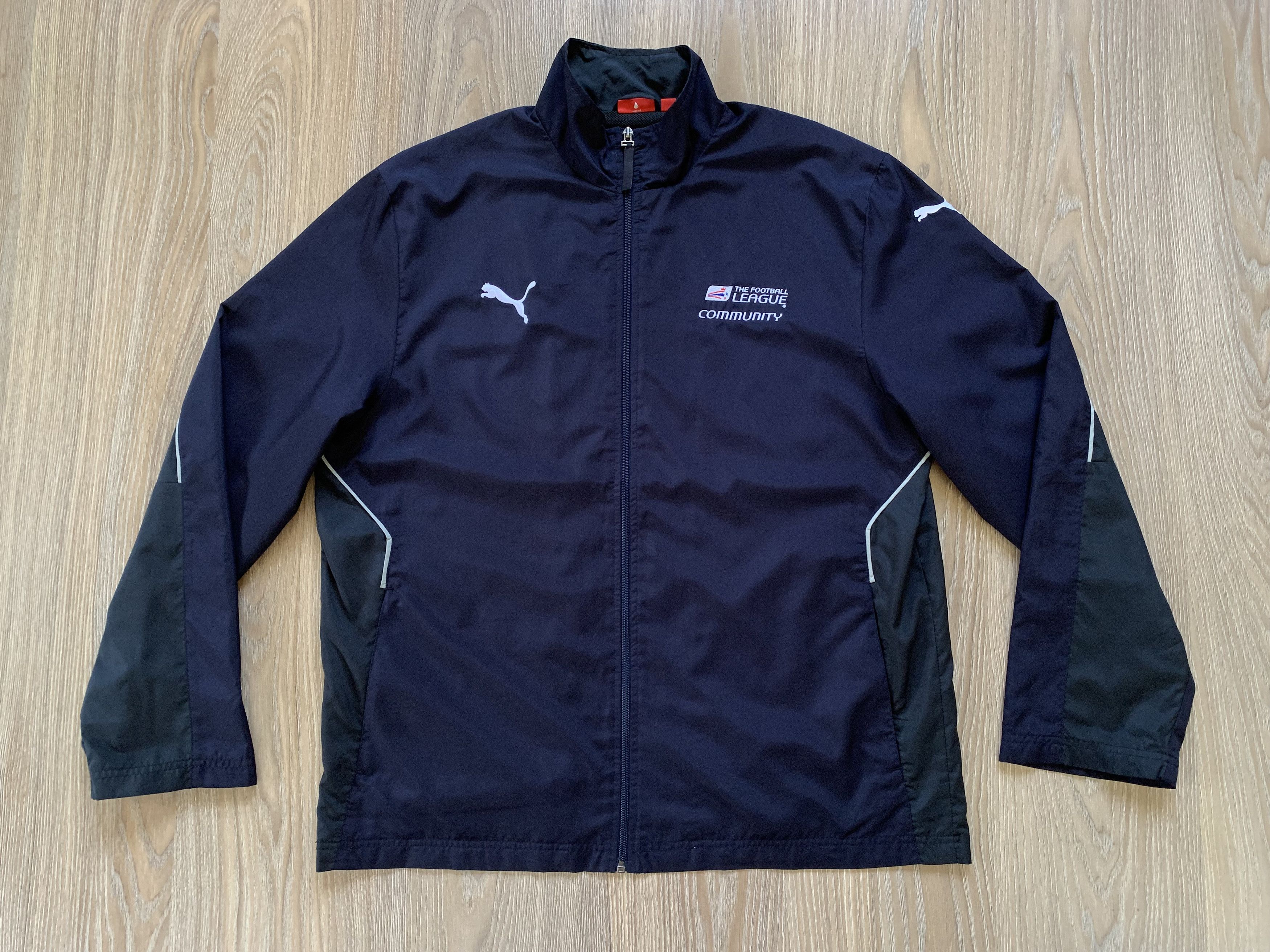 Puma × Vintage Vintage Puma The Football League Community Track Jacket Size US L / EU 52-54 / 3 - 2 Thumbnail
