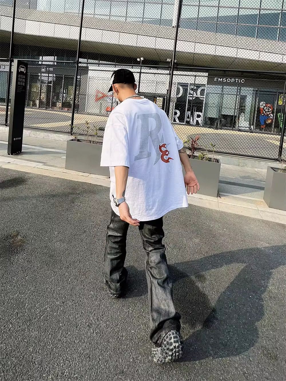 Japanese Brand Heavyweight washed and waxed micro flare jeans Size US 34 / EU 50 - 7 Thumbnail