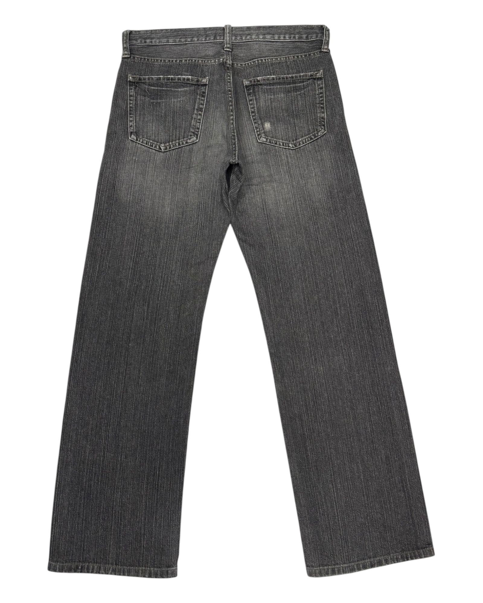 Undercover × Uniqlo Vintage Uniqlo Faded Black Baggy Distressed Denim Jeans Size US 33 - 8 Thumbnail