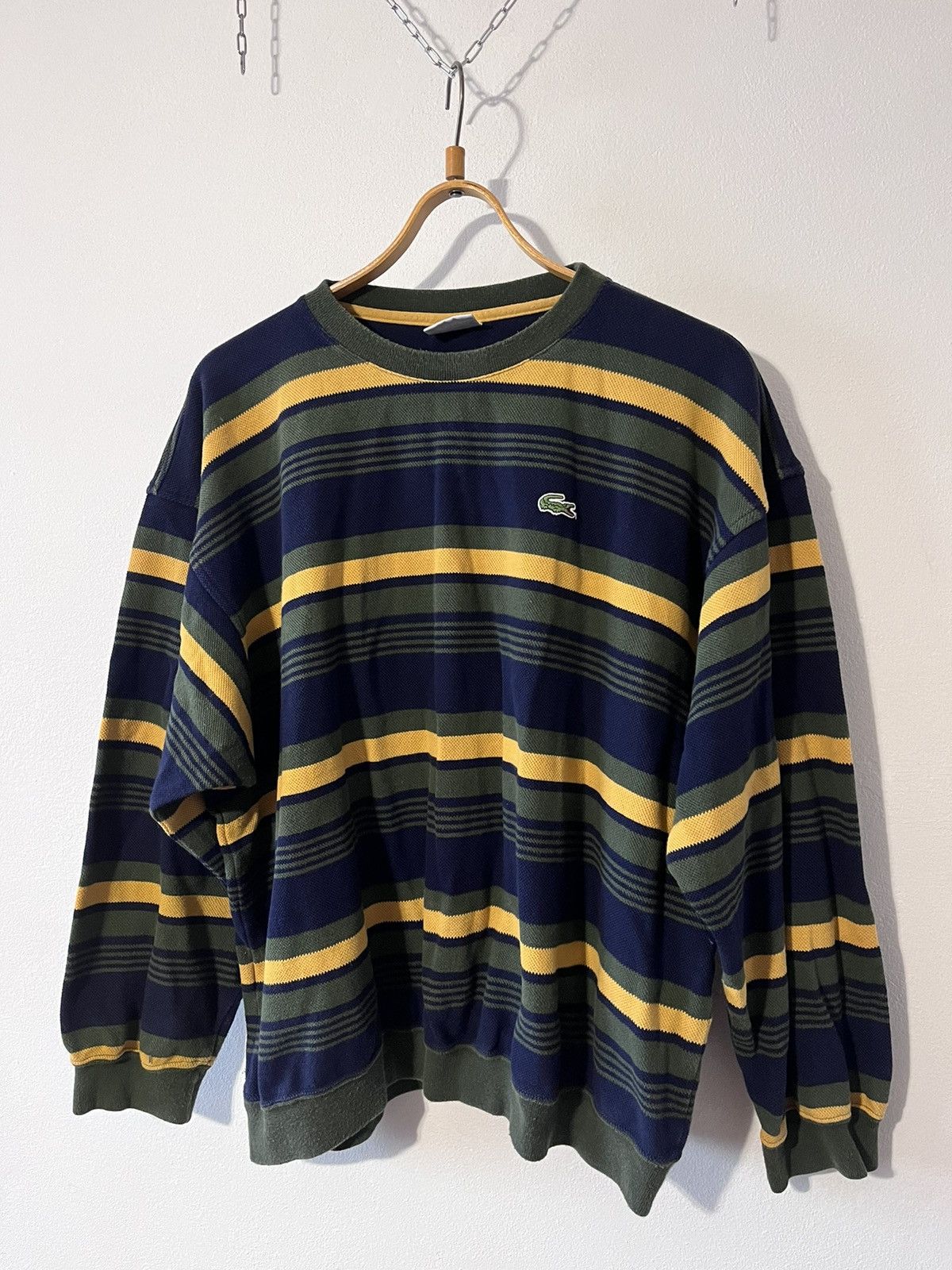 Vintage Lacoste Vintage Lacoste Size M Basic Pullover 80s Size US M / EU 48-50 / 2 - 1 Thumbnail