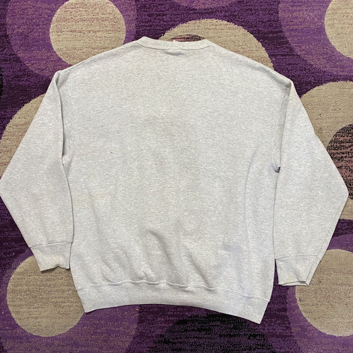 Fruit Of The Loom Y2K Sexy Dad Bald Parody Embroidered Sweatshirt Size US XXL / EU 58 / 5 - 6 Thumbnail