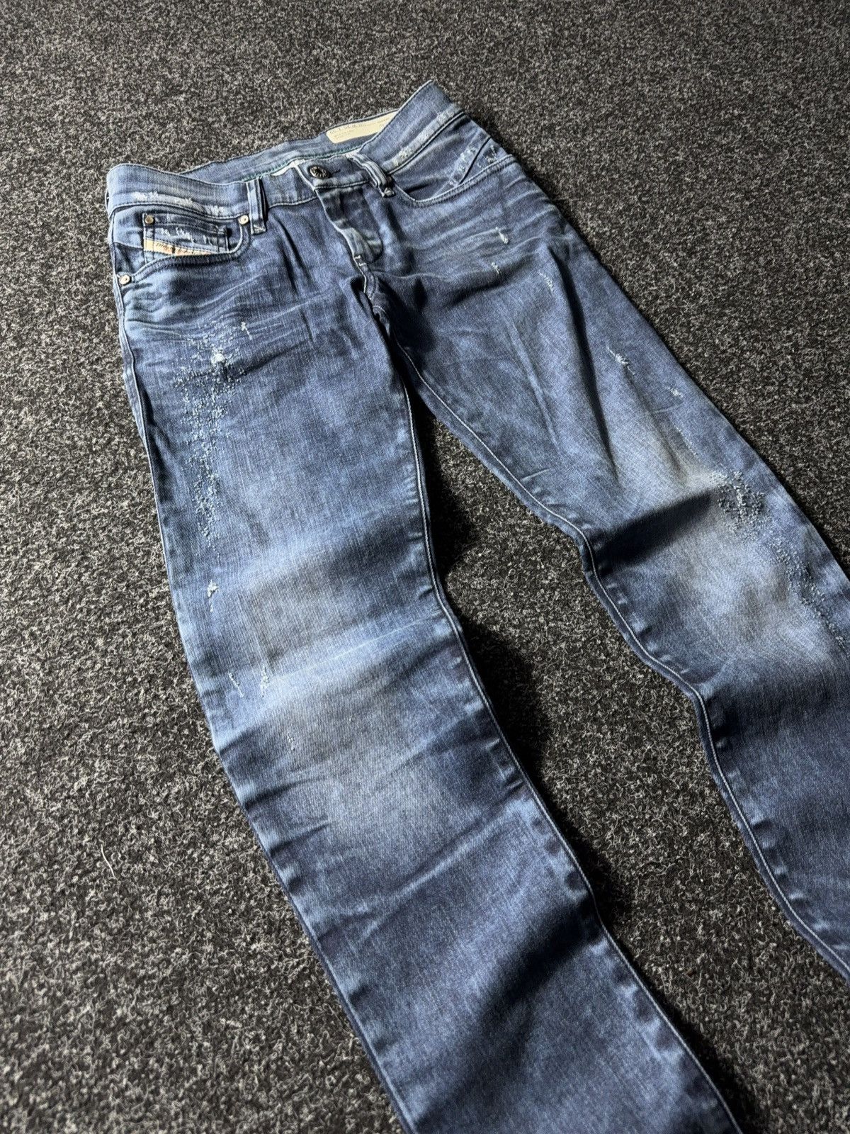 Diesel × If Six Was Nine × Vintage Vintage 90s Distressed Diesel Industry Jeans Skinny pants Size 25" / US 0 / IT 36 - 5 Thumbnail