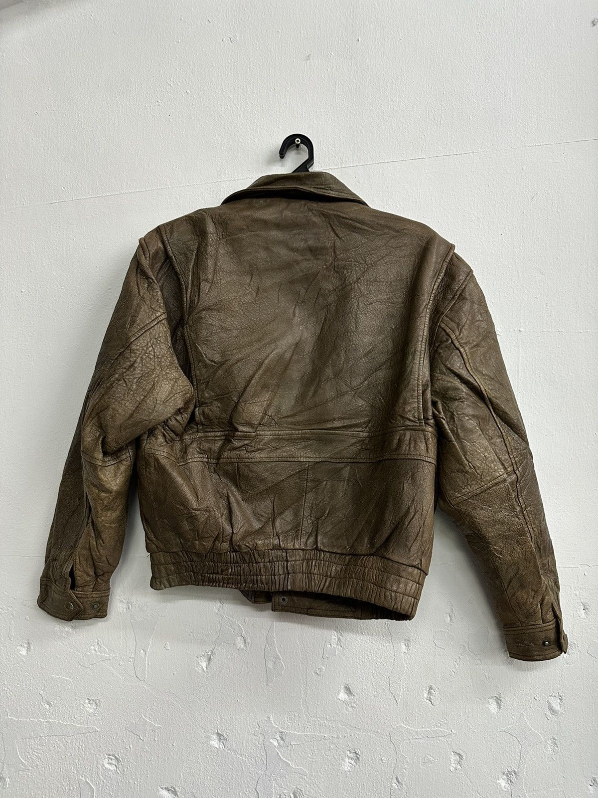 Japanese Brand 90's Genuine Leather Gleeman Jacket Size US M / EU 48-50 / 2 - 7 Thumbnail