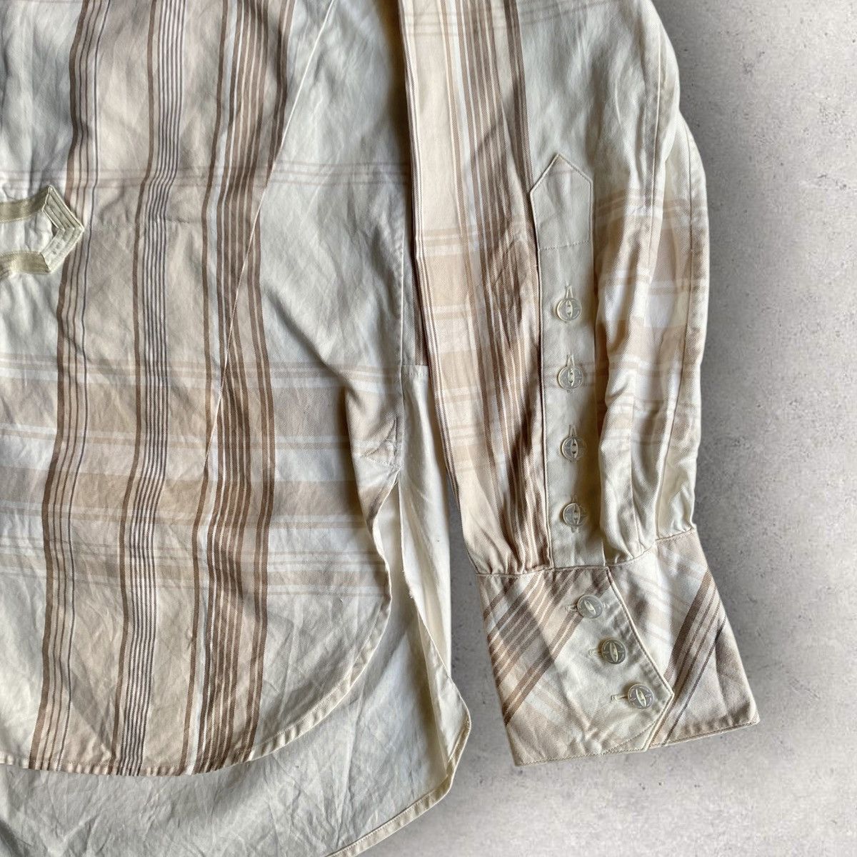 Number (N)ine SS09 Archer Plaid Pull Over Shirt Size US S / EU 44-46 / 1 - 4 Thumbnail