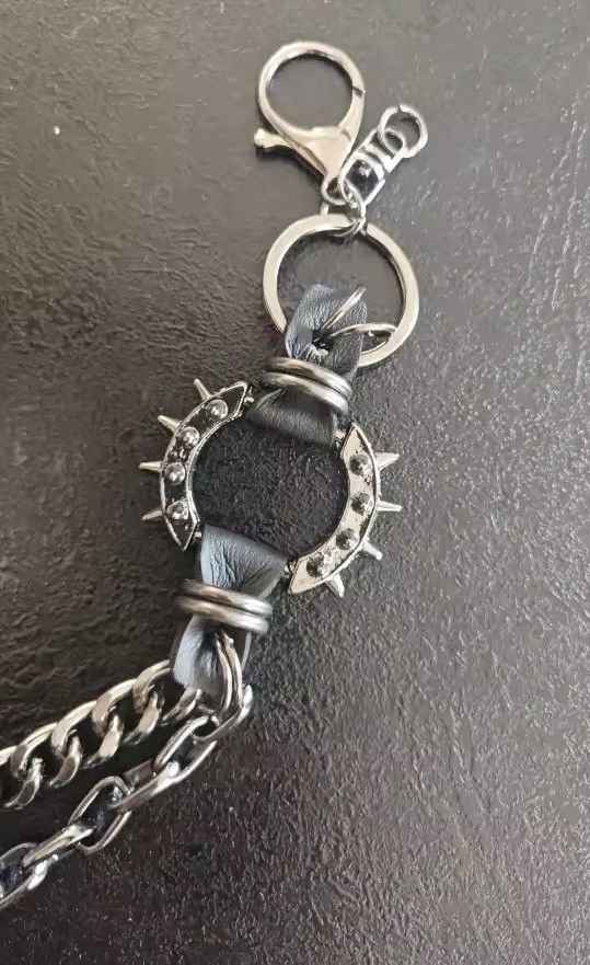 Other Punk Rock Layered Metal Chain Keychains Size ONE SIZE - 9 Thumbnail