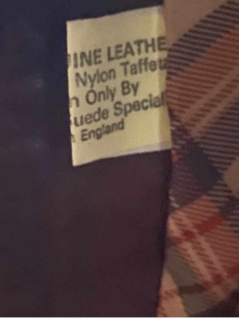 The Unbranded Brand 80s Brown leather bomber jacket L Made In England RARE Size US L / EU 52-54 / 3 - 7 Thumbnail