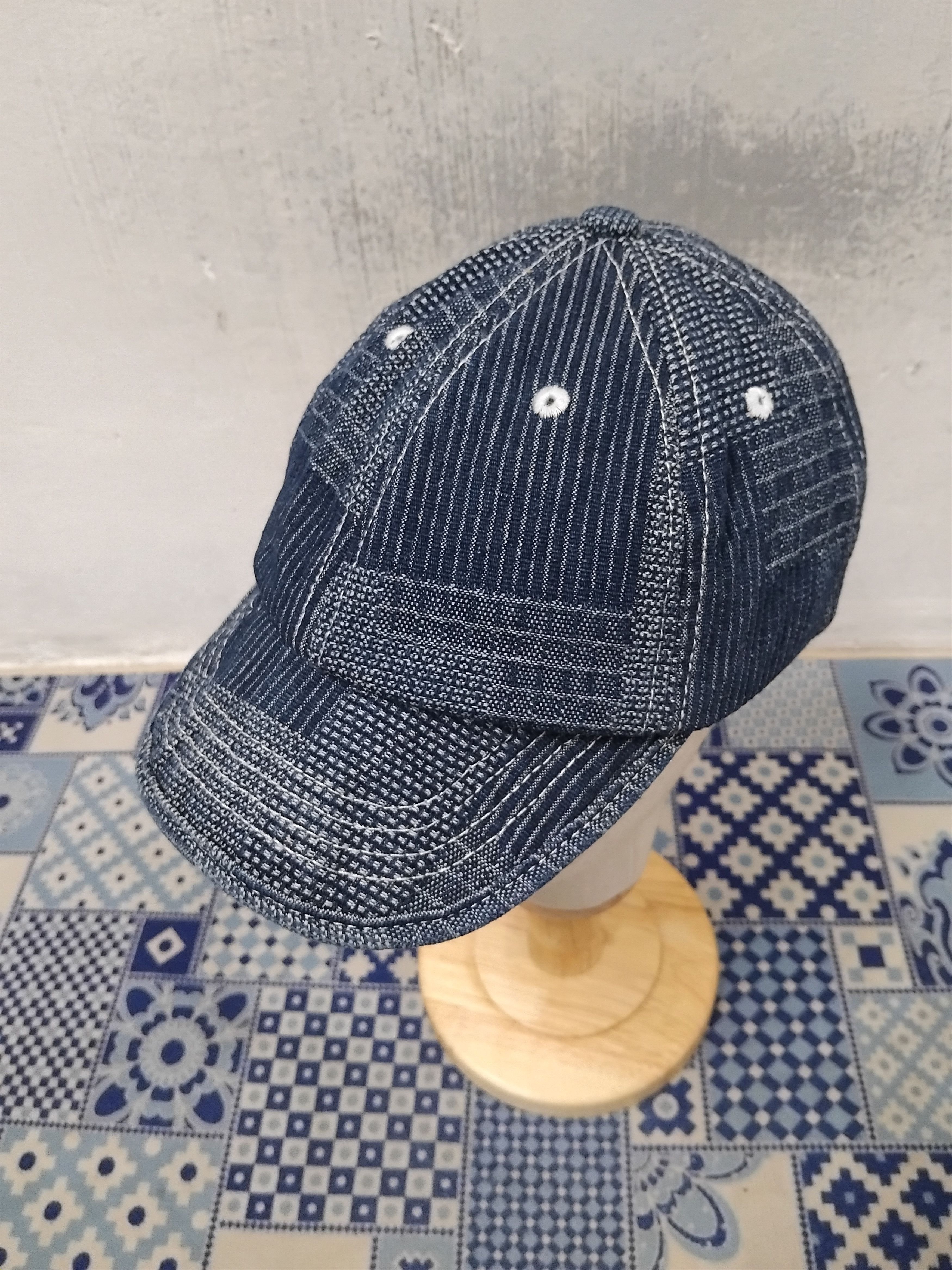 Japanese Brand Shashiko print style kapital inspired cap Size ONE SIZE - 8 Thumbnail