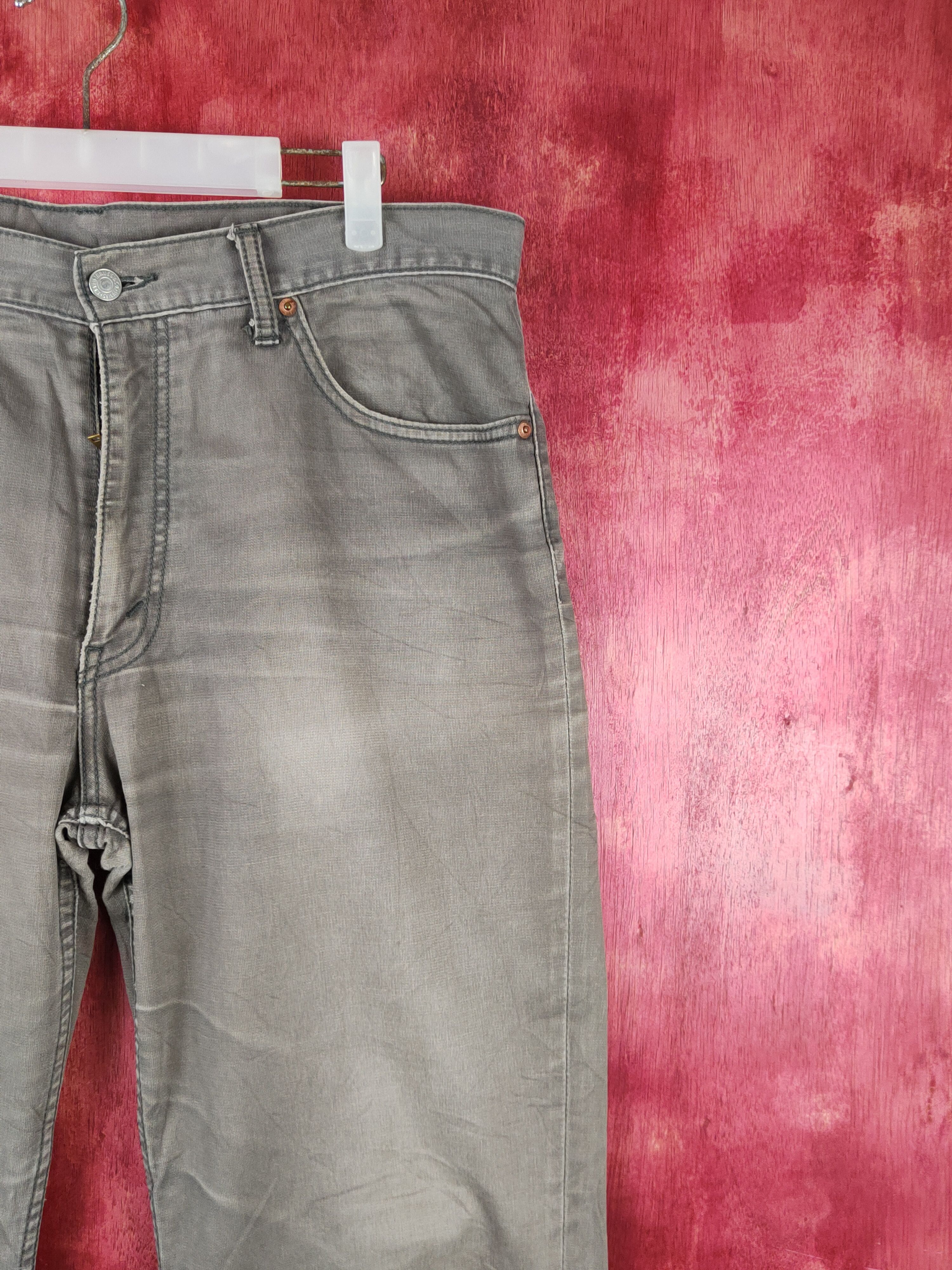 Japanese Brand 702 Levi's Olive Faded vintage ripped cargo Pants #S1433 Size US 36 / EU 52 - 5 Thumbnail