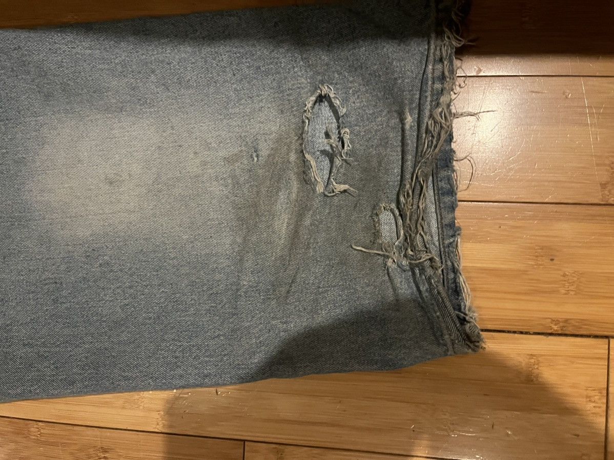 Balenciaga Balenciaga FW22 Light Blue Baggy Denim Size US 30 / EU 46 - 6 Thumbnail