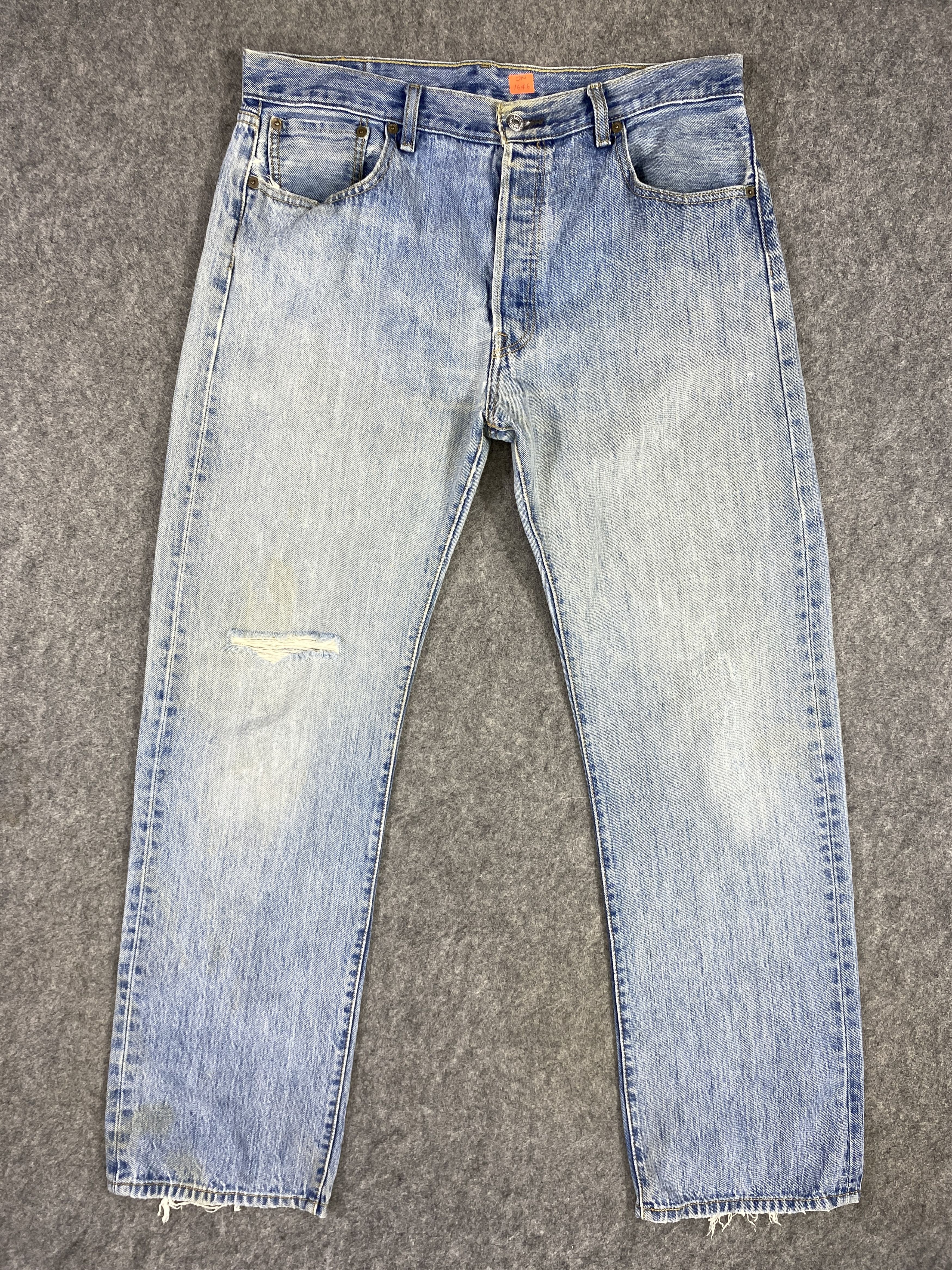 Japanese Brand Light Blue Wash Vintage Levi's 501 34x31.5 Denim -JN1646 Size US 34 / EU 50 - 1 Thumbnail