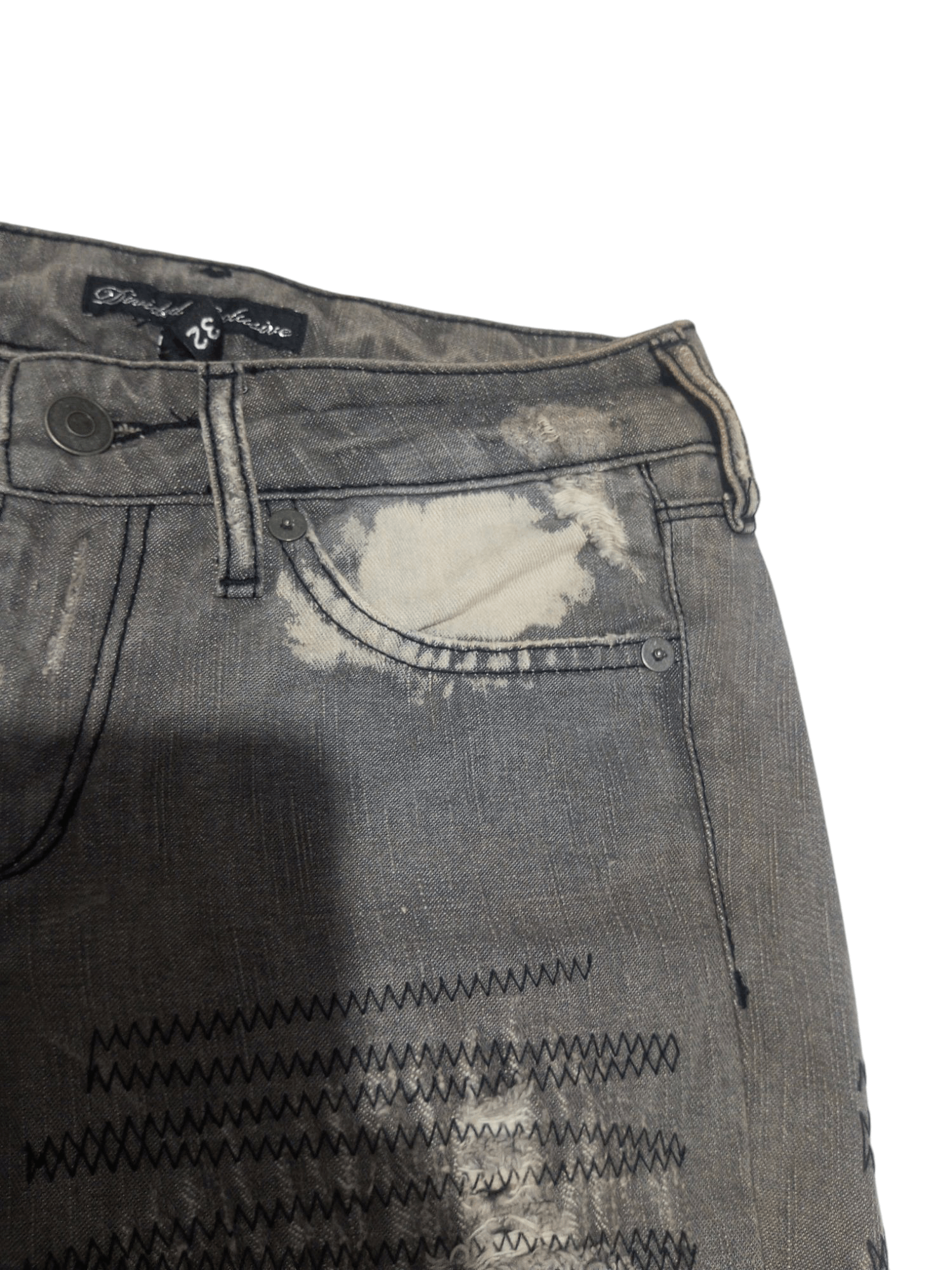 20471120 Vintage divided exclusive dividco by h&m distressed denim Size US 27 - 5 Thumbnail