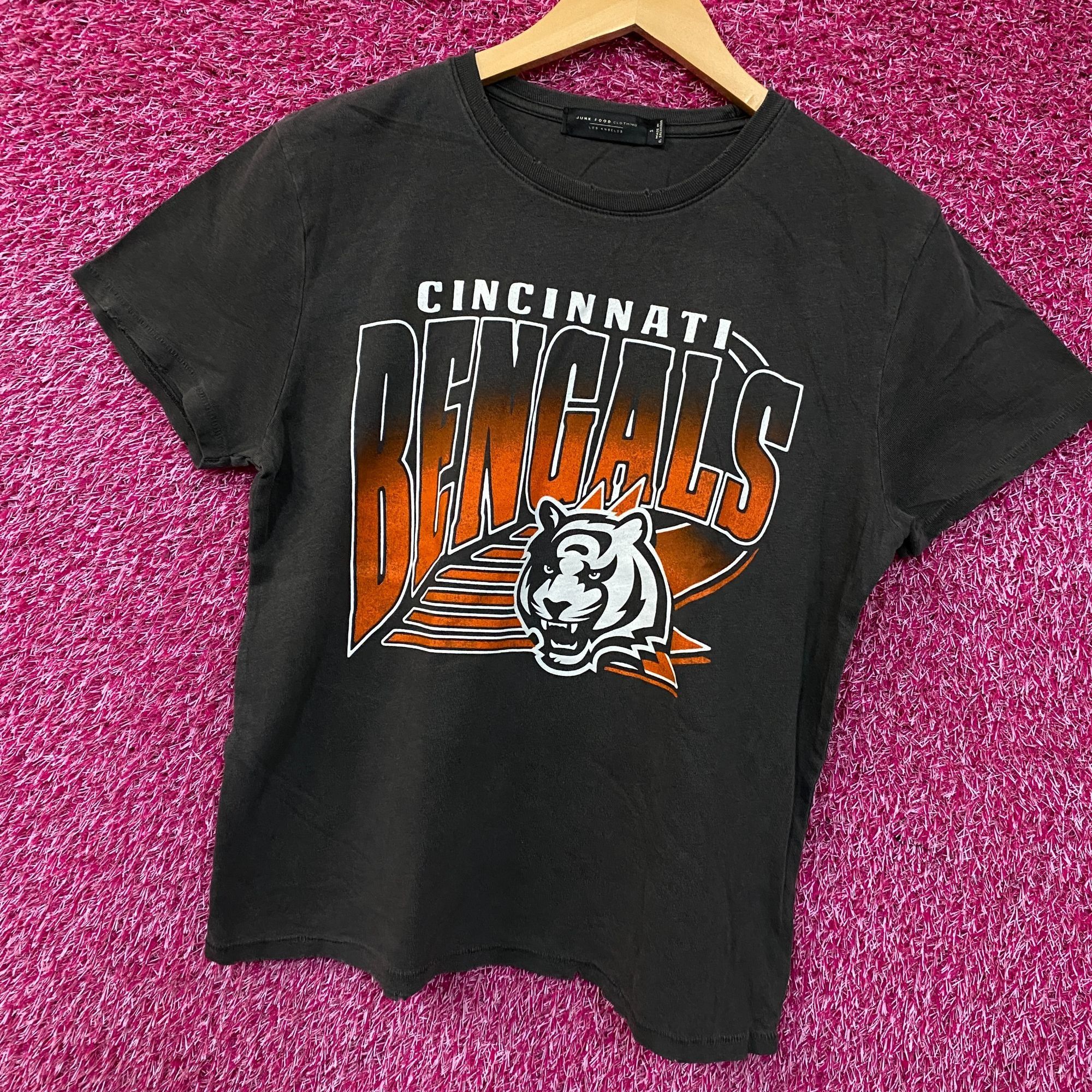 Junk Food Junk Food Clothing NFL Cincinnati Bengals Chrome Retro Style Size S / US 4 / IT 40 - 3 Thumbnail