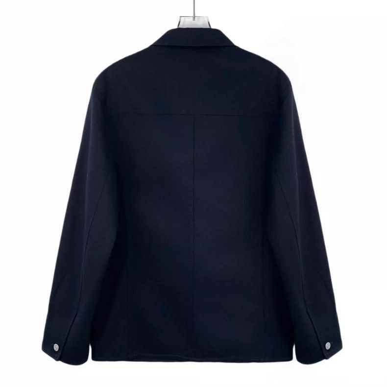 Dior Dior x Denim Tears Navy Cotton Blazer-2505 Size S / US 4 / IT 40 - 2 Thumbnail