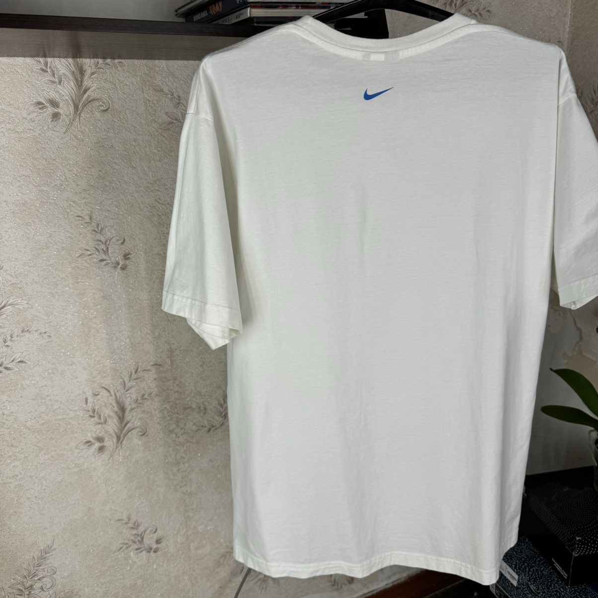 Nike × Vintage Vintage 00s Nike T shirt Centre Logo Tn Drill White XL Mens Size US XL / EU 56 / 4 - 11 Thumbnail