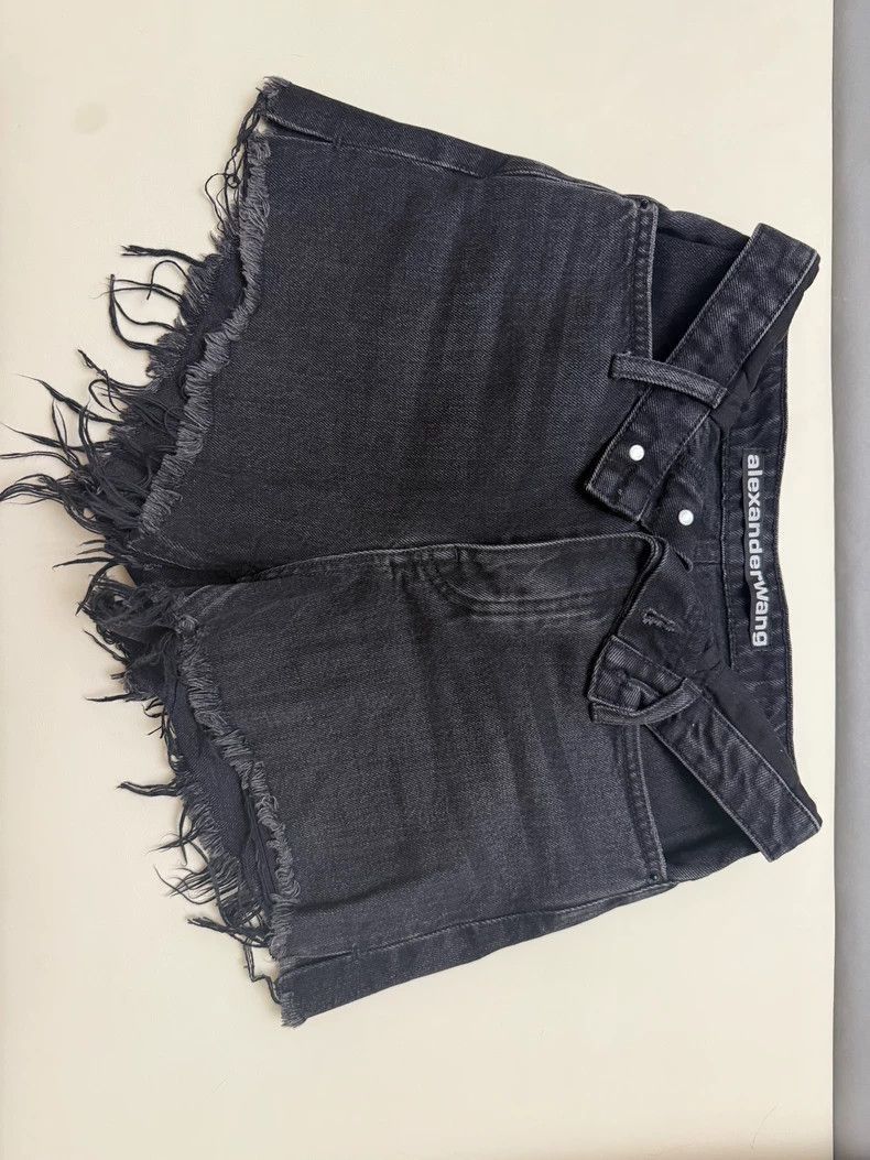 Alexander Wang Alexander Wang Denim Shorts Size 26- Size 26" / US 2 / IT 38 - 1 Thumbnail
