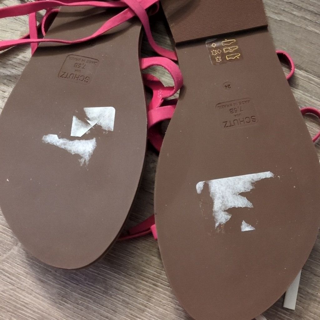 SCHUTZ Schutz Urkula Suede Strappy Flat Sandals Size 7.5B Size US 7.5 / IT 37.5 - 8 Thumbnail