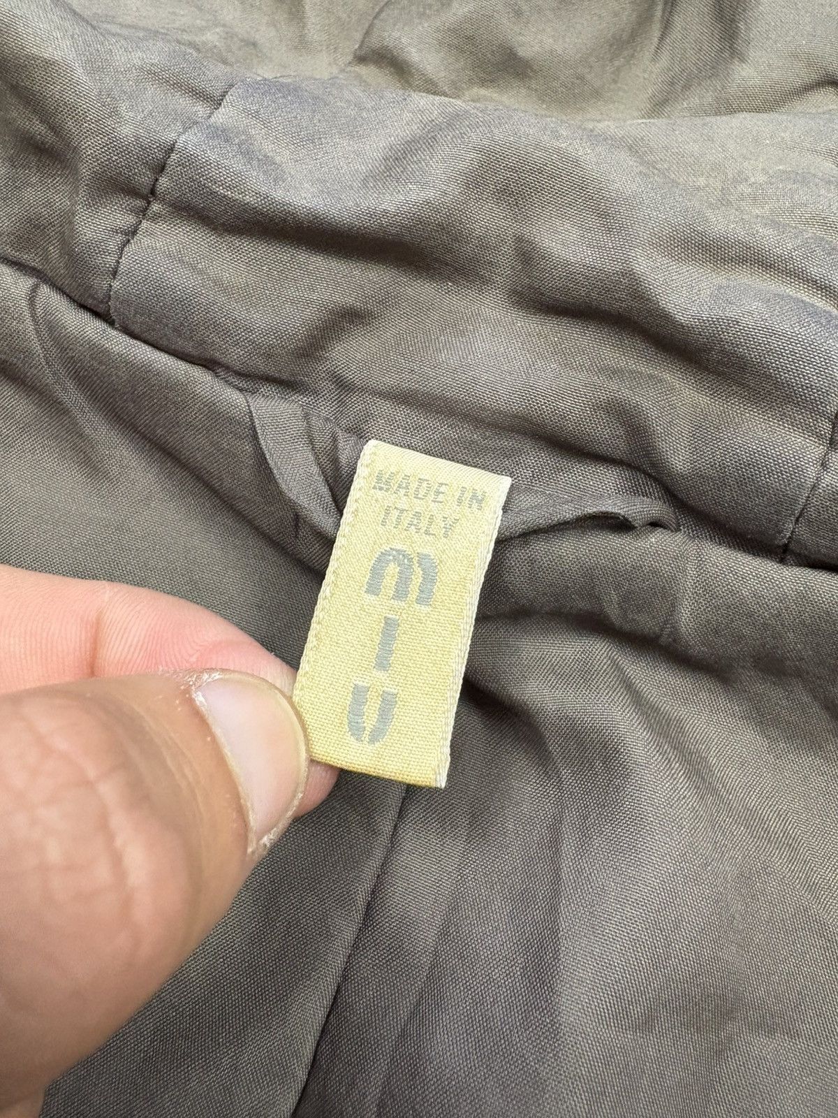 Miu Miu Miu Miu 1998 AW Archive Hooded Wool Coat Italy 90s Size US L / EU 52-54 / 3 - 9 Thumbnail