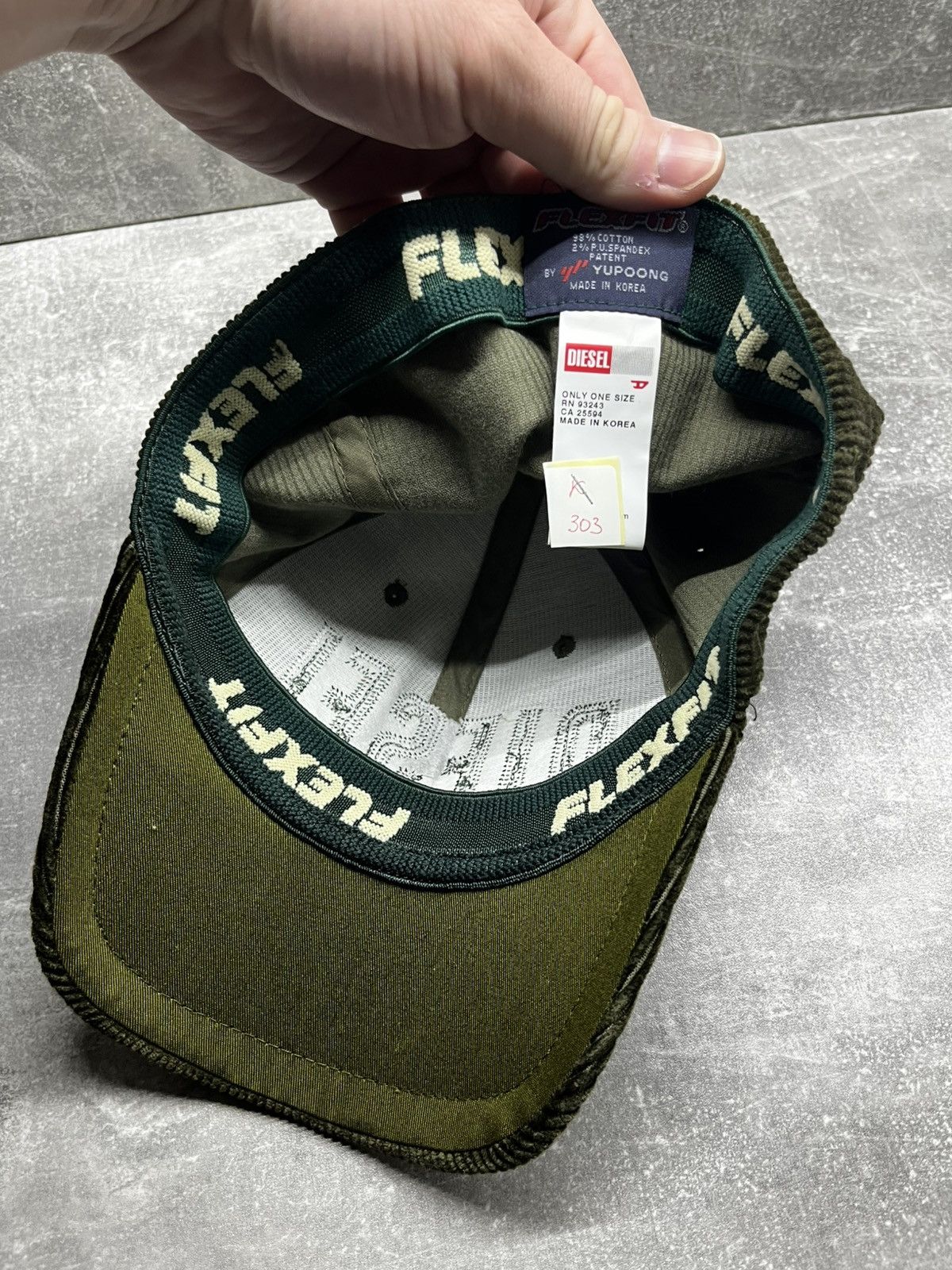 Diesel Diesel corduroy cap vintage Size ONE SIZE - 4 Thumbnail