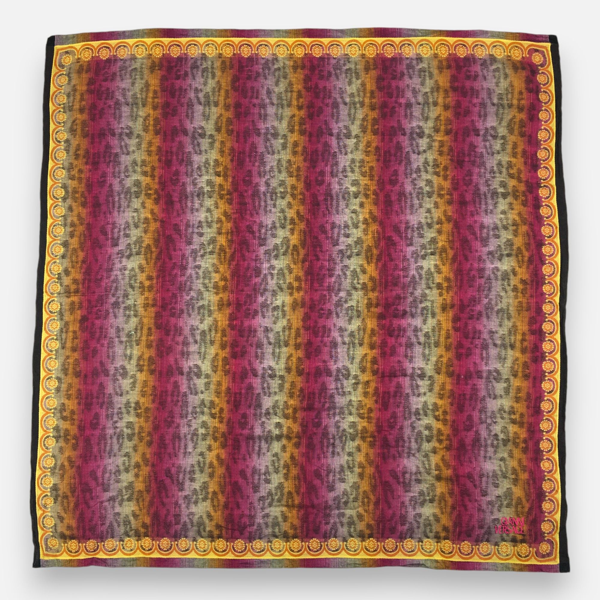 Japanese Brand Gianni Versace Handkerchief Pocket Square Bandana Size ONE SIZE - 3 Thumbnail