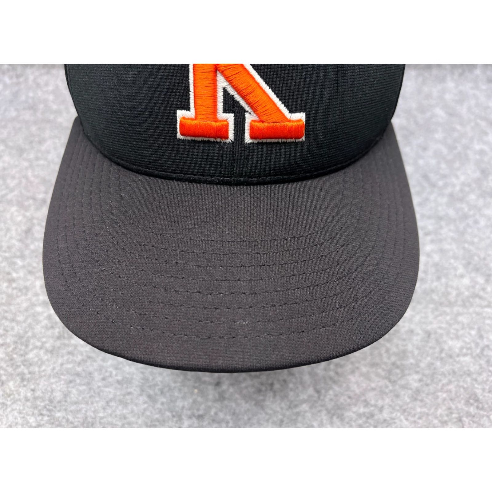 Vintage Richardson Hat Cap Fitted Adult Medium Black Polyester Embroidered K Logo Baseball Cap Mens Size ONE SIZE - 3 Thumbnail