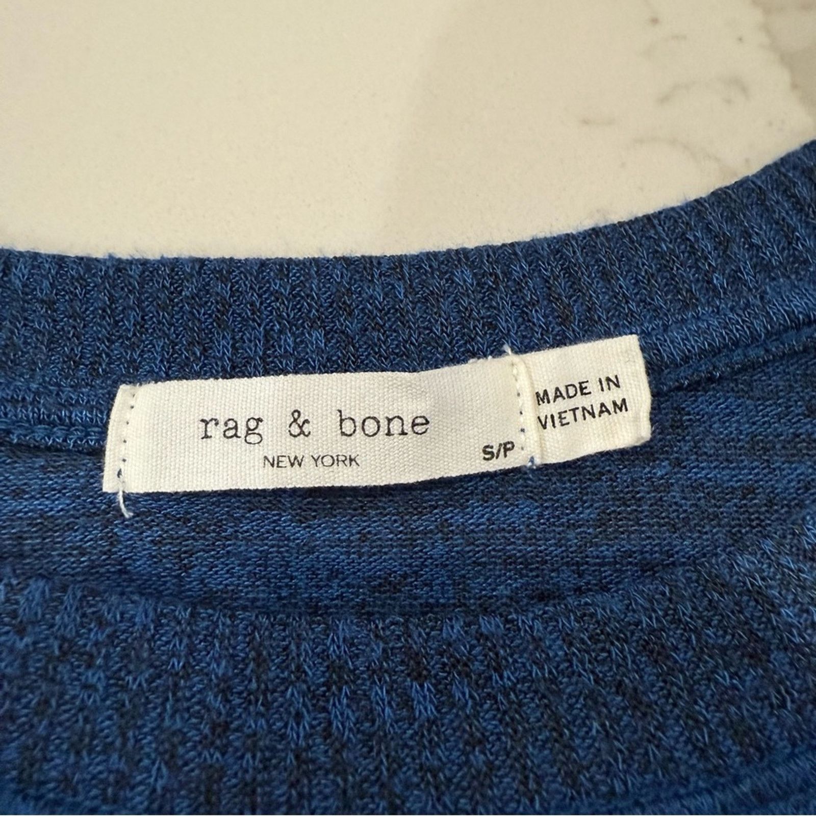 Rag & Bone Rag & Bone Striped Long Sleeve Hudson Tee Womens Small Size S / US 4 / IT 40 - 6 Thumbnail