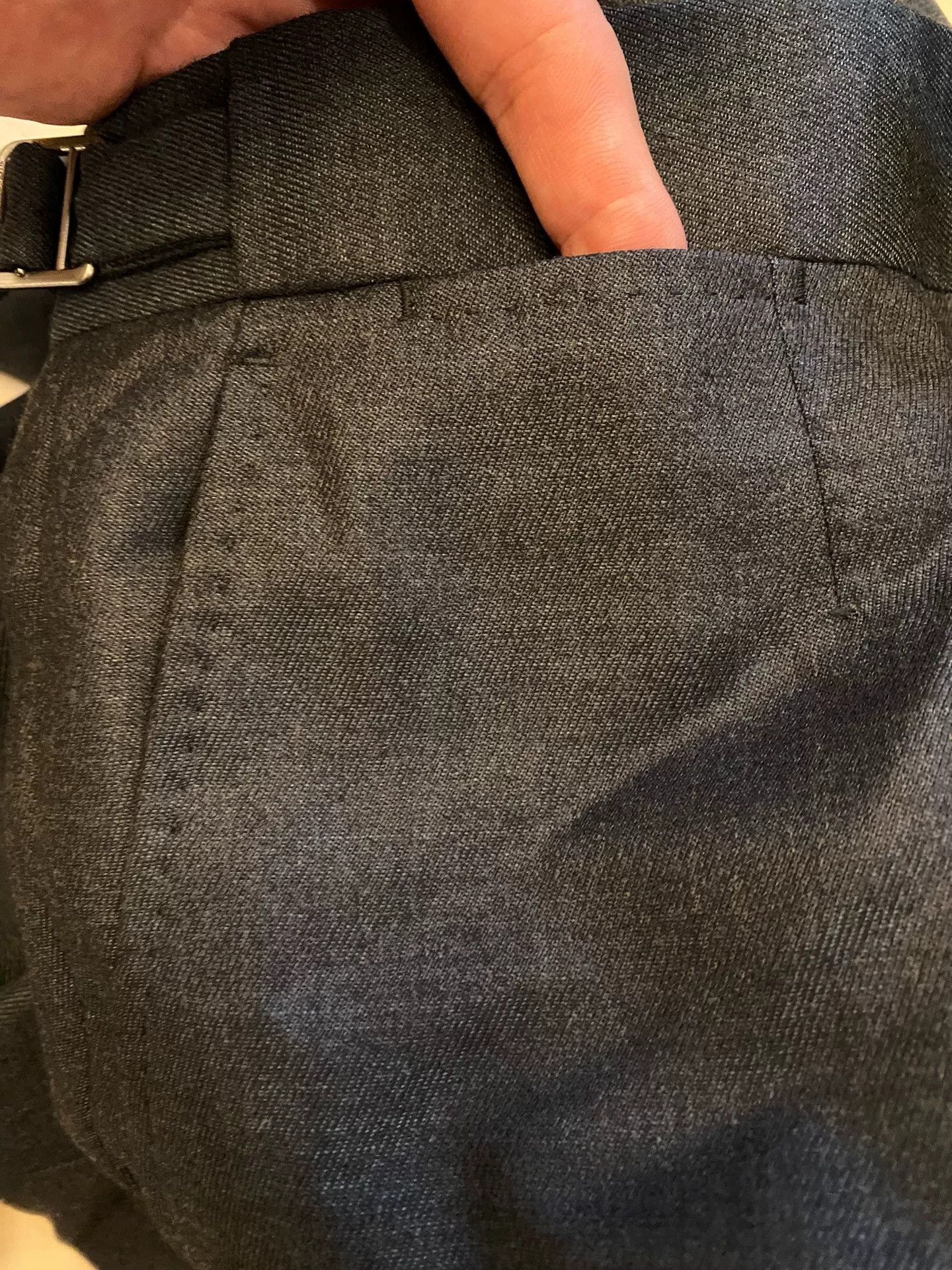 Ermenegildo Zegna Zegna Dark Gray Wool Trousers Size US 32 / EU 48 - 4 Thumbnail