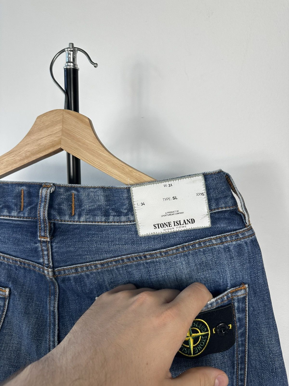 Stone Island Stone Island Distressed Denim Jeans TYPE SL W31 L34 Size US 31 - 5 Thumbnail