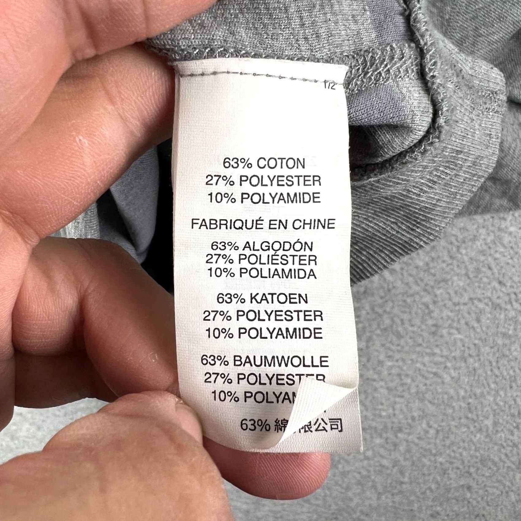 Vuori Vuori Sweatshirt Crew Large Mens Grey Stretch Pocket Cotton Pullover Jeffreys Size US L / EU 52-54 / 3 - 3 Thumbnail