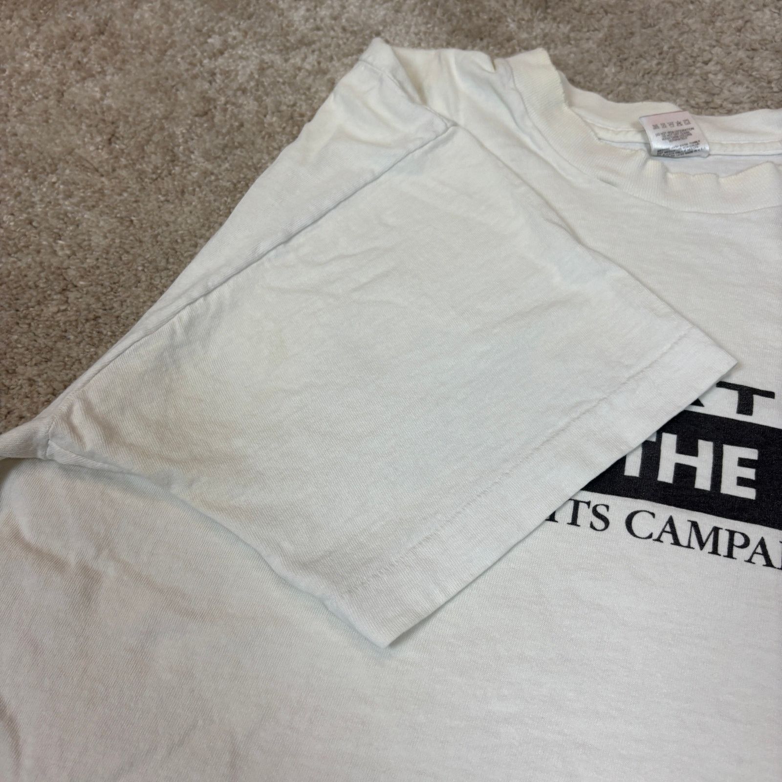 Fruit Of The Loom × Vintage VTG Operation Lift The Ban Human Rights Campaign Shirt XL Size US XL / EU 56 / 4 - 3 Thumbnail