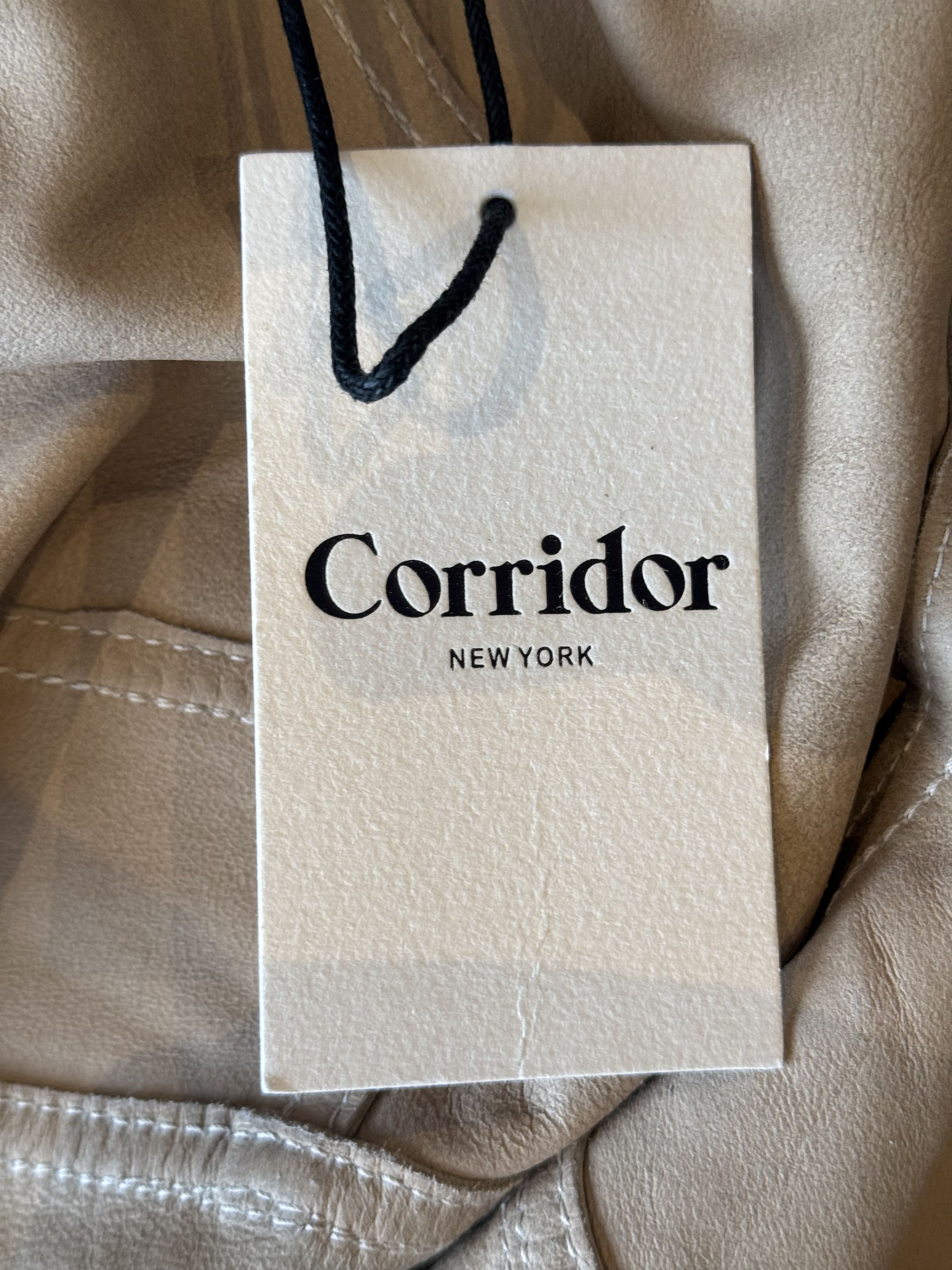 Corridor 💚 Corridor NYC Goat Suede Snap Shirt Natural Medium NEW Size US M / EU 48-50 / 2 - 16 Thumbnail