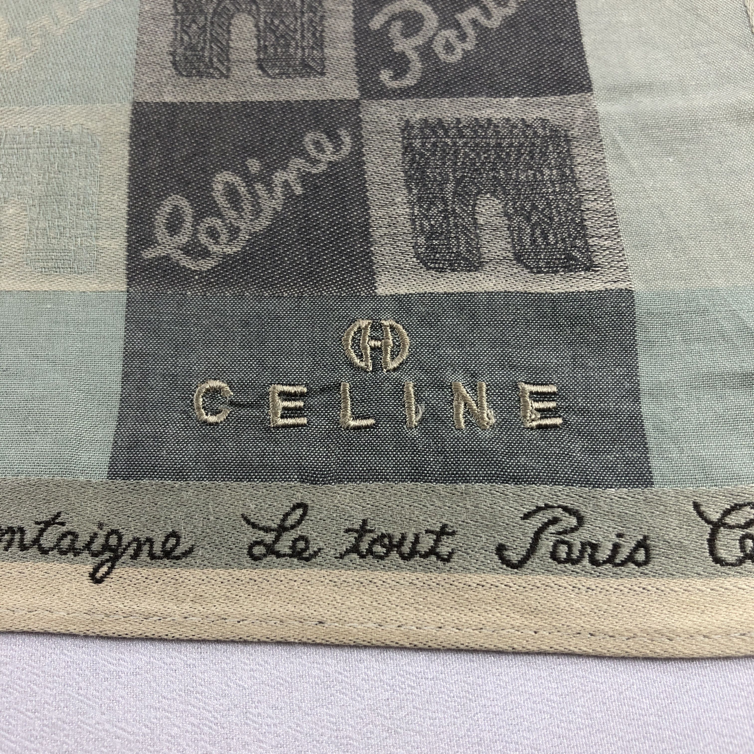 Celine × Vintage CeLIne Handkerchief Neckerchief Bandana H2563 Size ONE SIZE - 3 Thumbnail