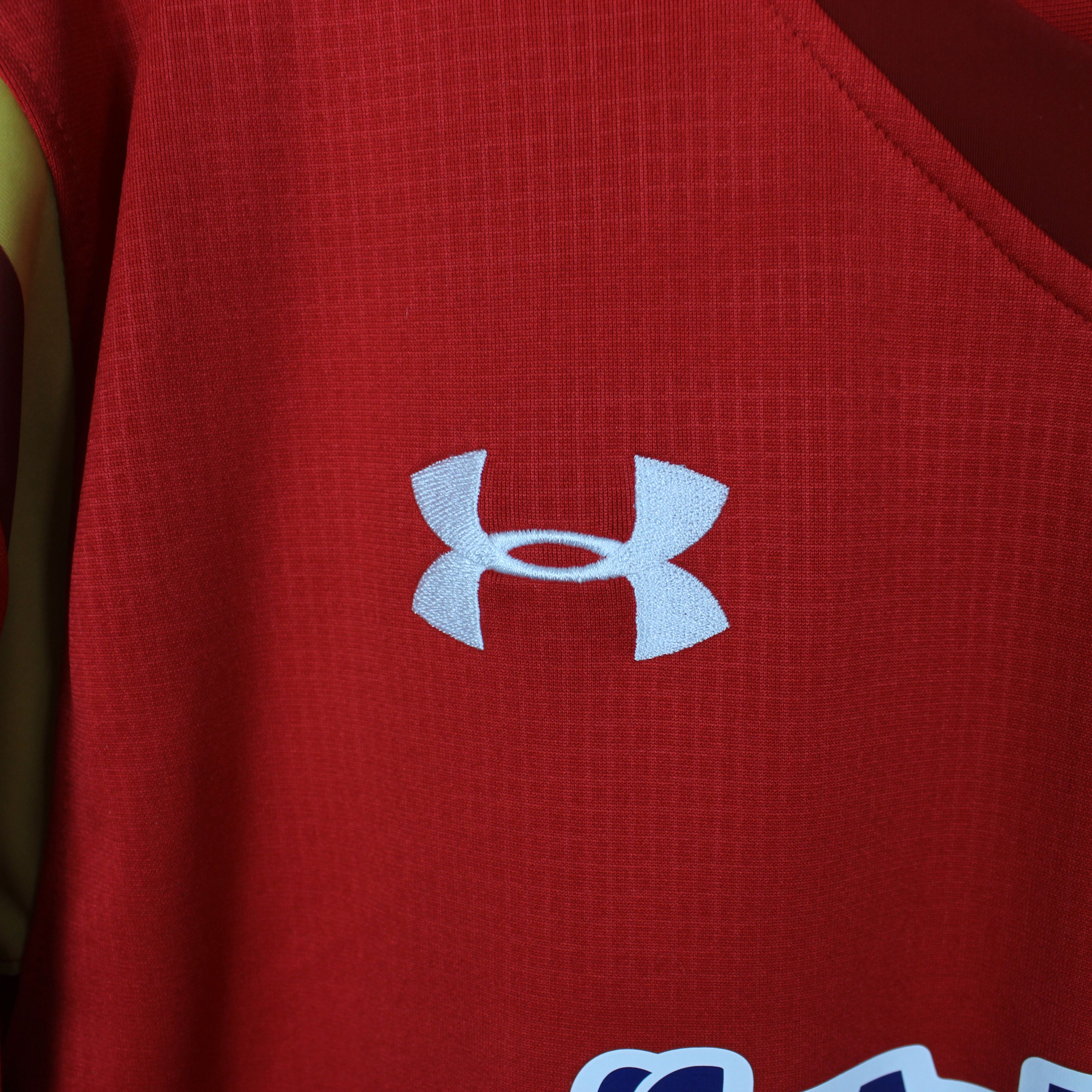 Under Armour Under Armour jersey Wales Rugby WRU 2015 2016 Size US XXL / EU 58 / 5 - 6 Thumbnail