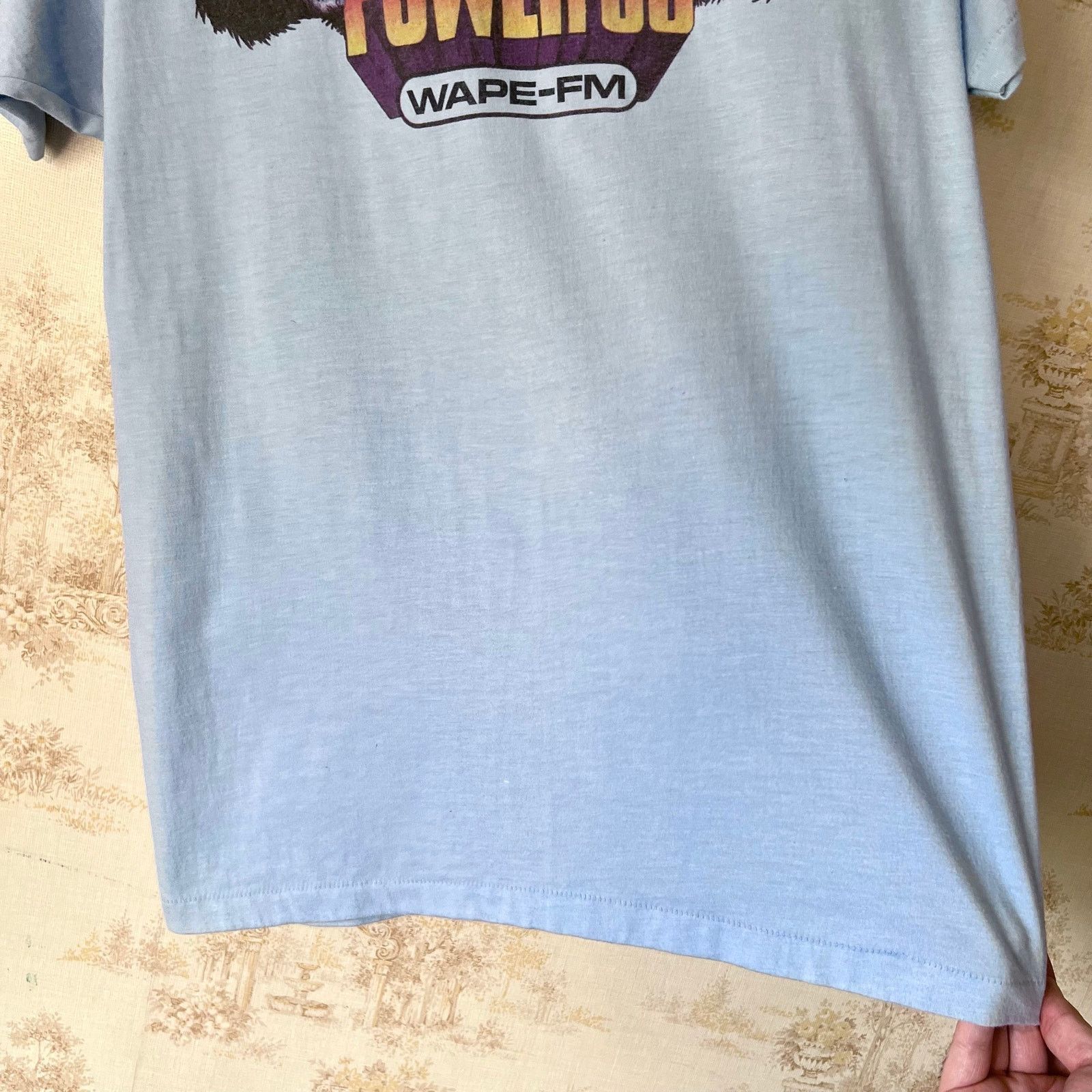 Hanes 80s WAPE Power 95 Radio Tee | Hoyle Dempsey Jacksonville | M Size US M / EU 48-50 / 2 - 9 Thumbnail