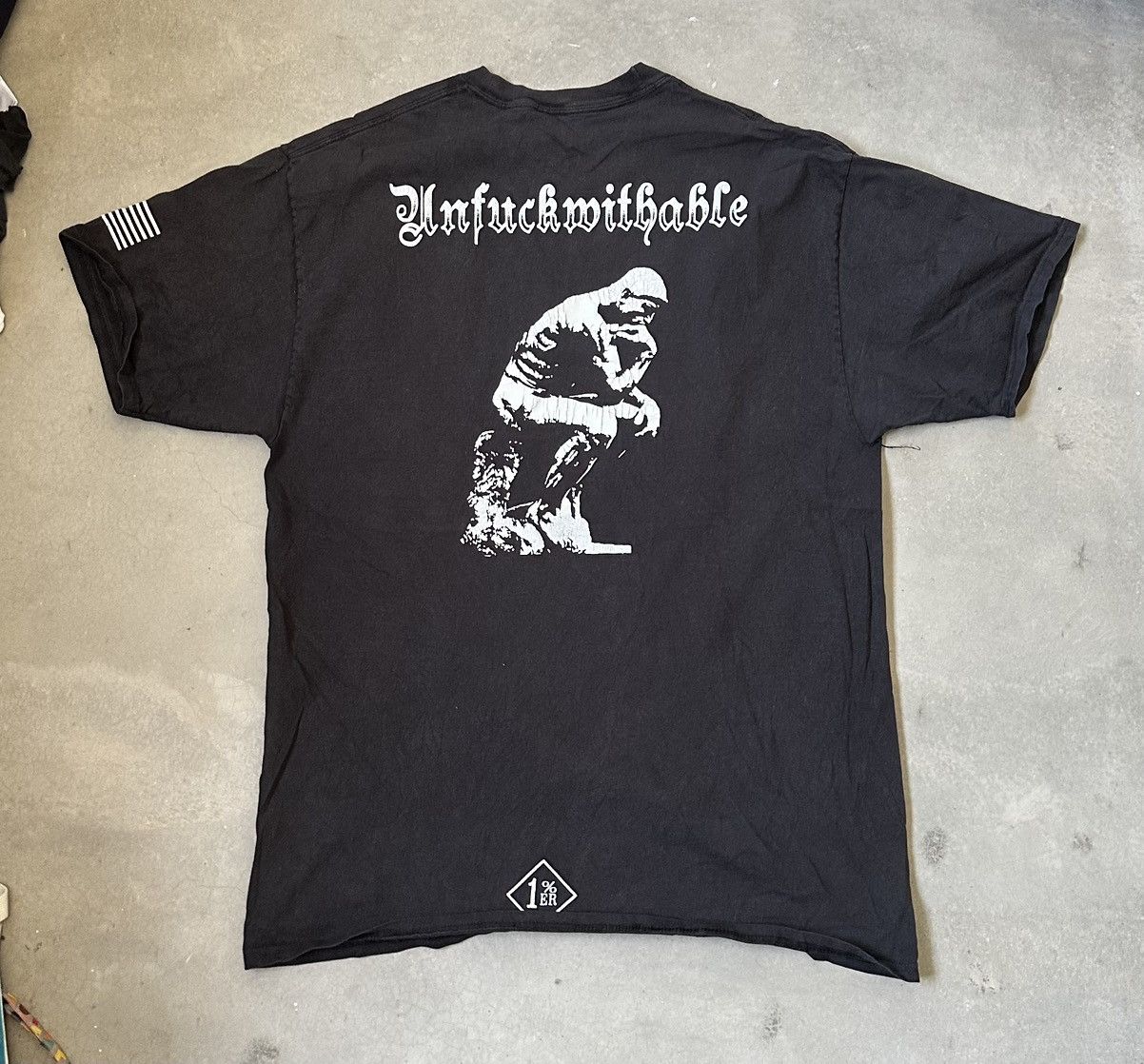 Vintage UNFUCKWITHABLE TEE Size US L / EU 52-54 / 3 - 1 Thumbnail