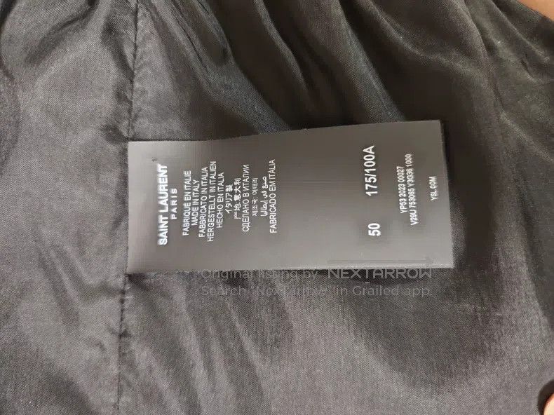 Saint Laurent Paris Saint Laurent Paris jacket Size US S / EU 44-46 / 1 - 4 Thumbnail