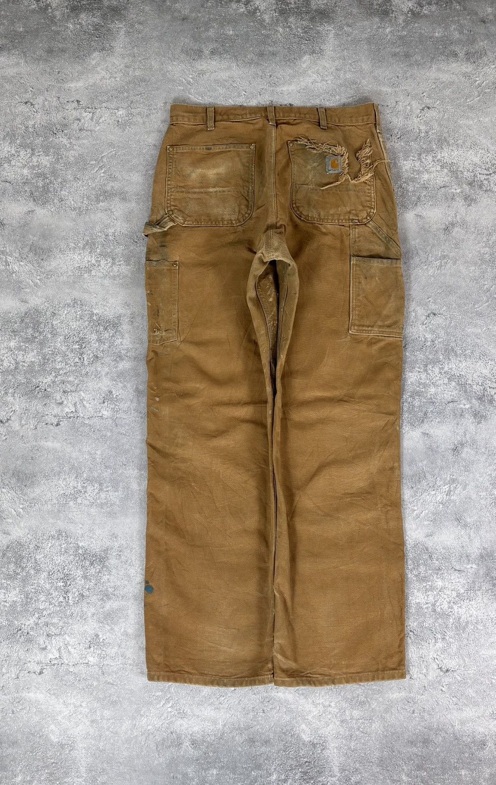 Carhartt Vintage Carhartt Double Knee Pants Jeans Loose Fit B01 BRN Size US 34 / EU 50 - 2 Thumbnail