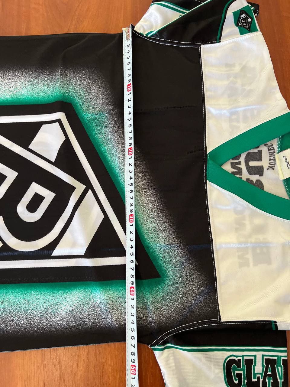 Nutmeg NEW! 90’S BORUSSIA MONCHENGLADBACH DESIGN SOCCER JERSEY YXL Size US XS / EU 42 / 0 - 14 Thumbnail
